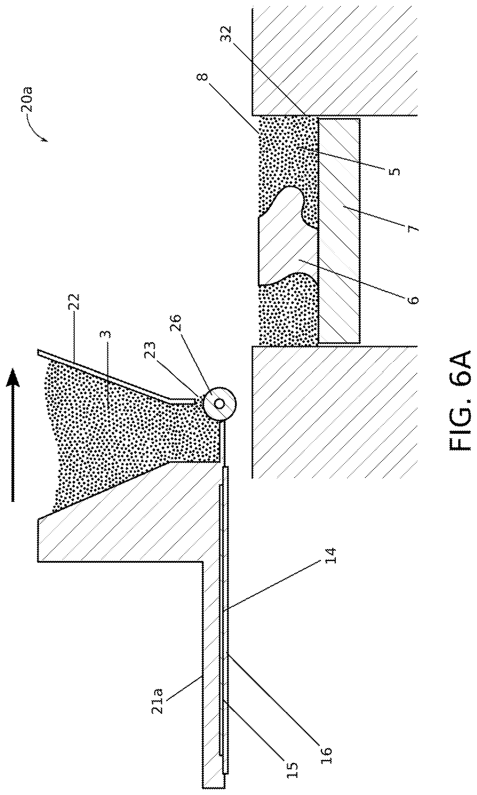 Patent US11772164 Figure 8 – Powder bed recoater