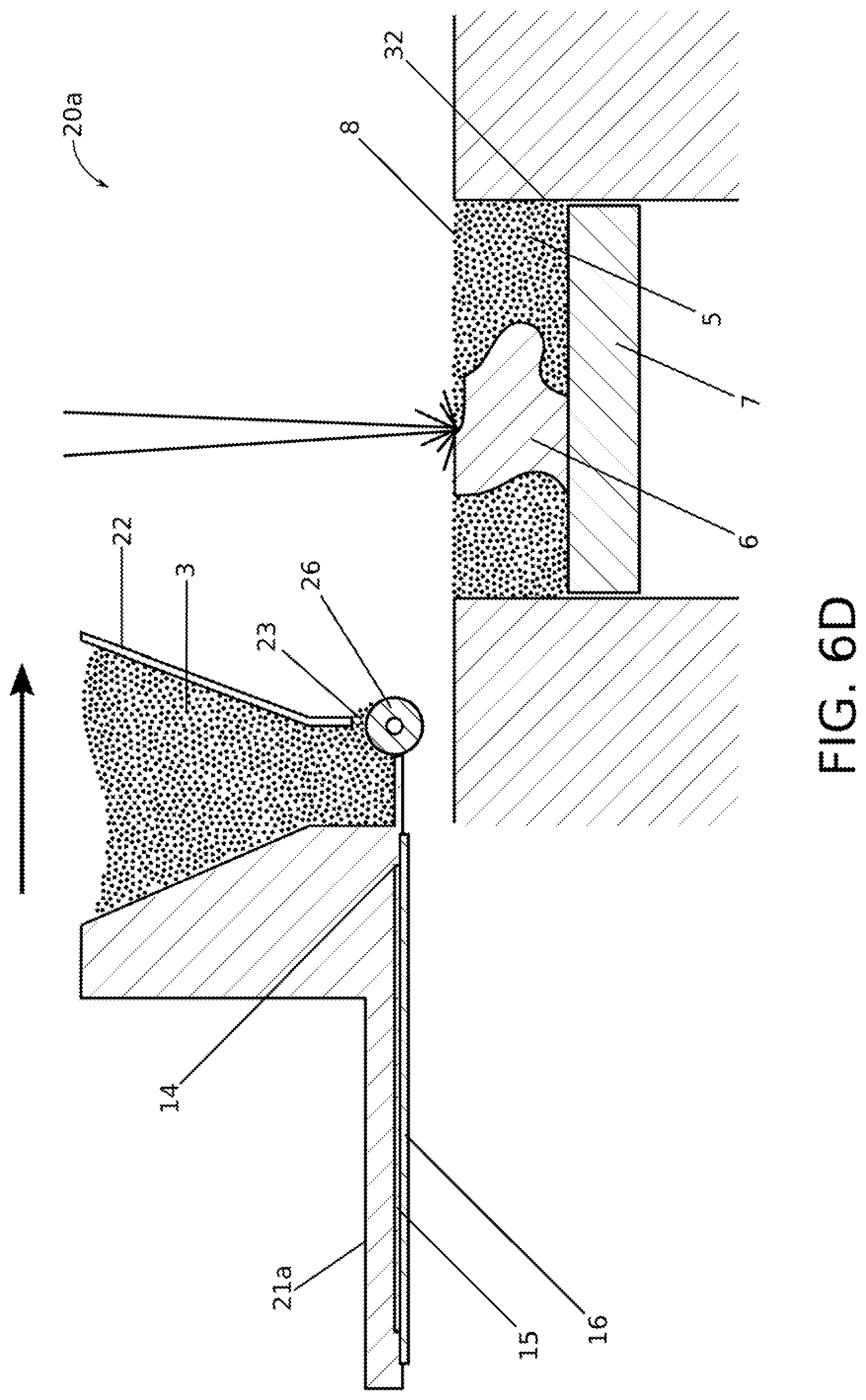 Patent US11772164 Figure 11 – Powder bed recoater