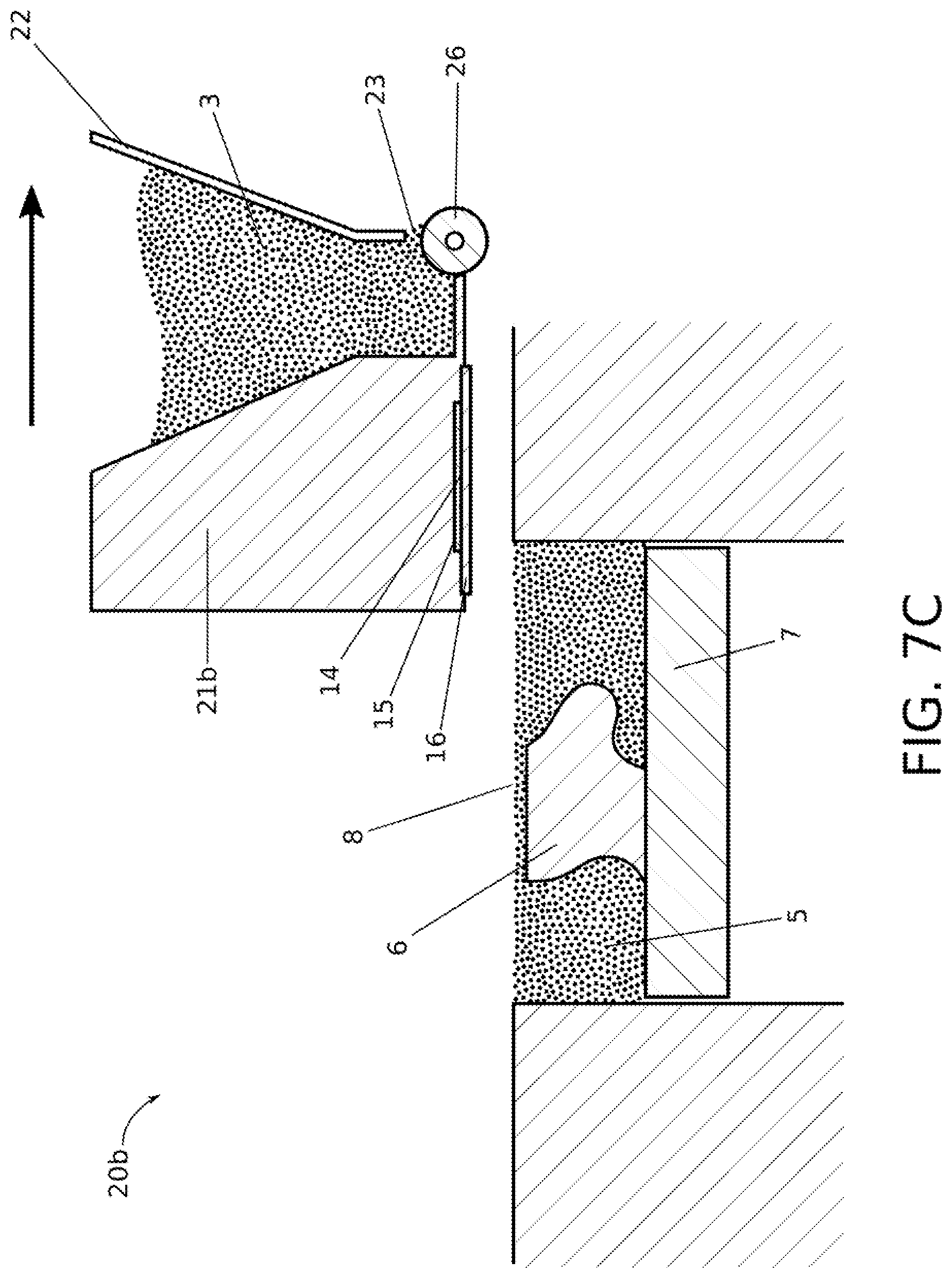 Patent US11772164 Figure 14 – Powder bed recoater