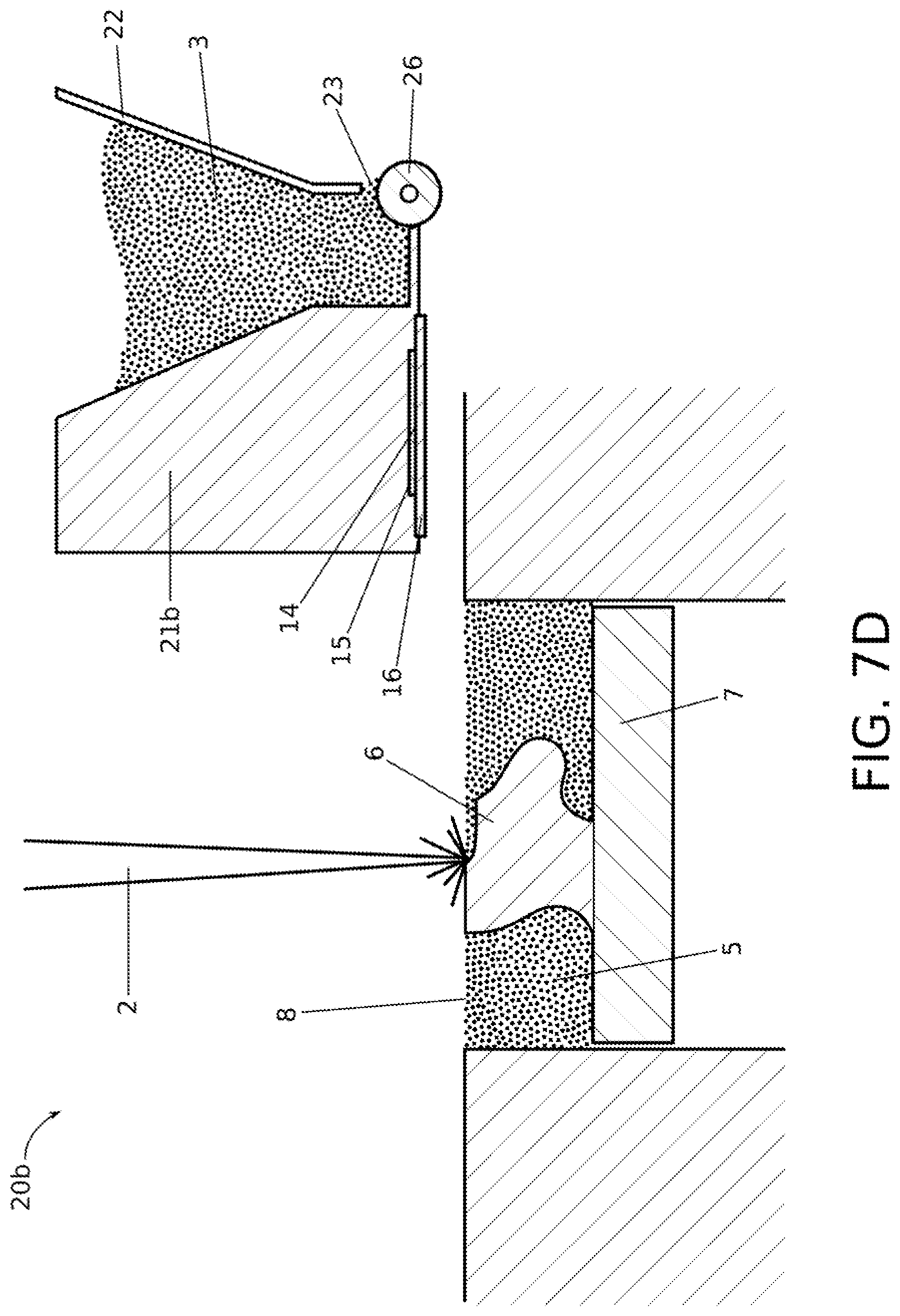Patent US11772164 Figure 15 – Powder bed recoater