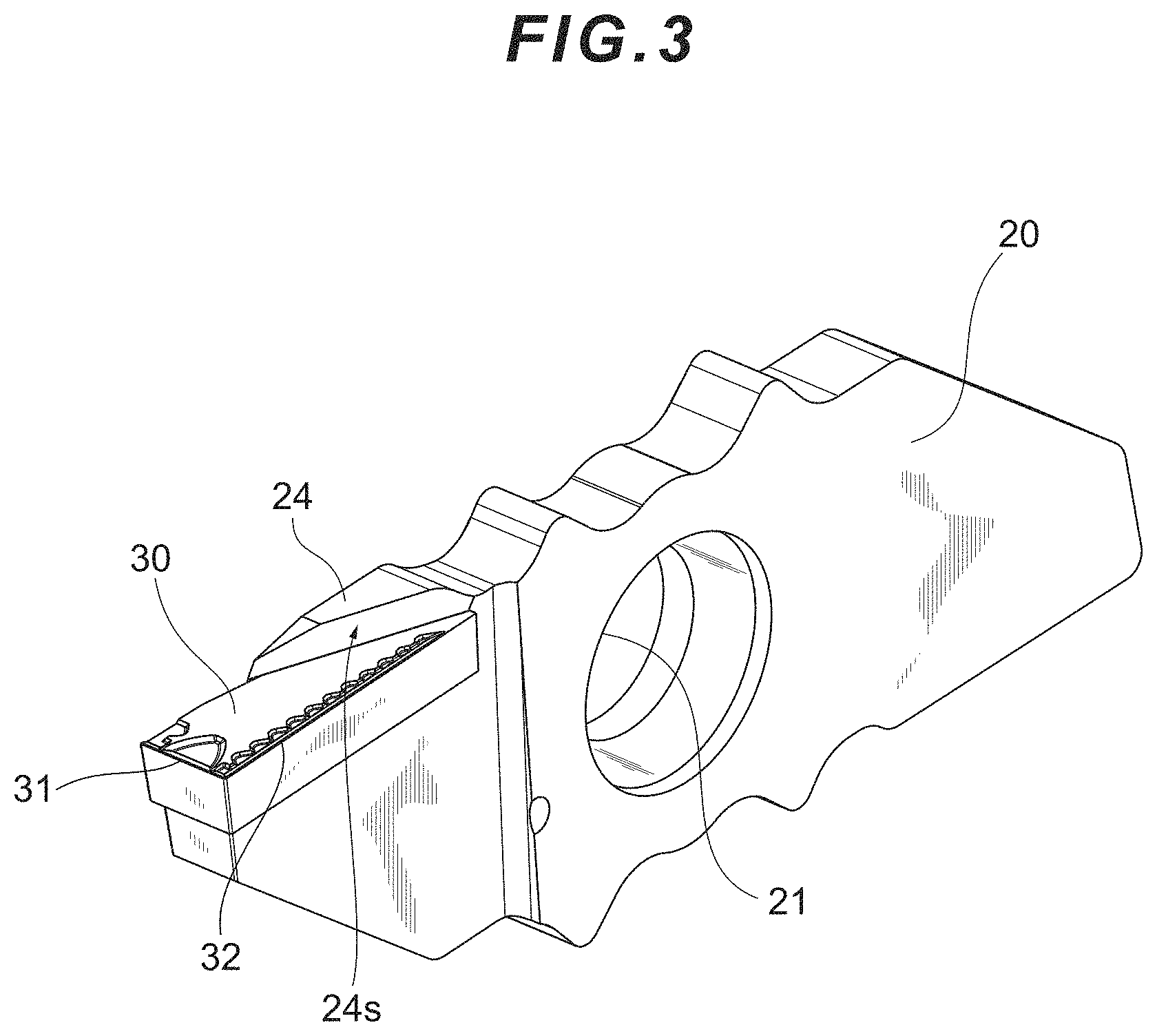 Patent US11772166 Figure 3 – Cutting insert