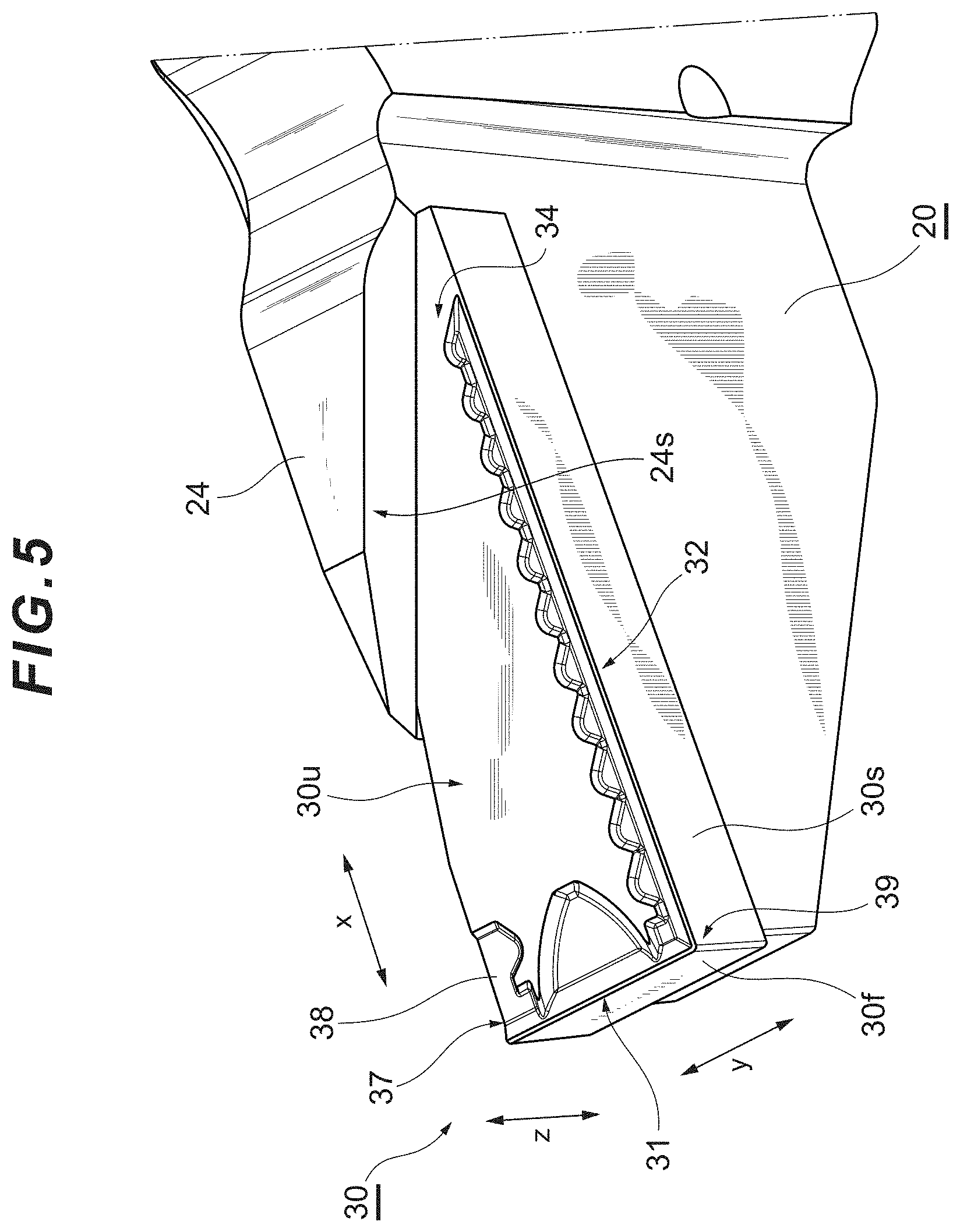 Patent US11772166 Figure 5 – Cutting insert