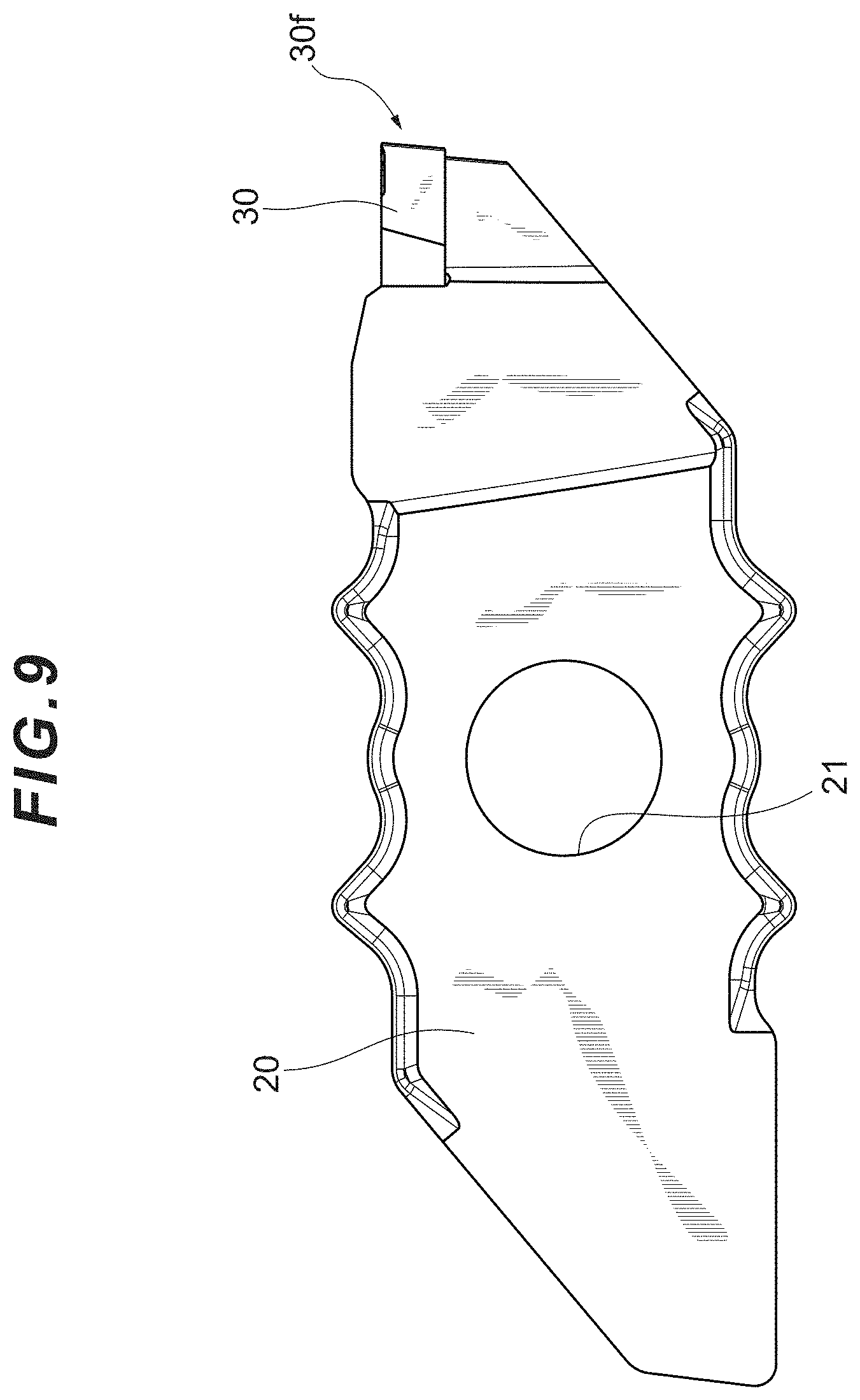 Patent US11772166 Figure 9 – Cutting insert