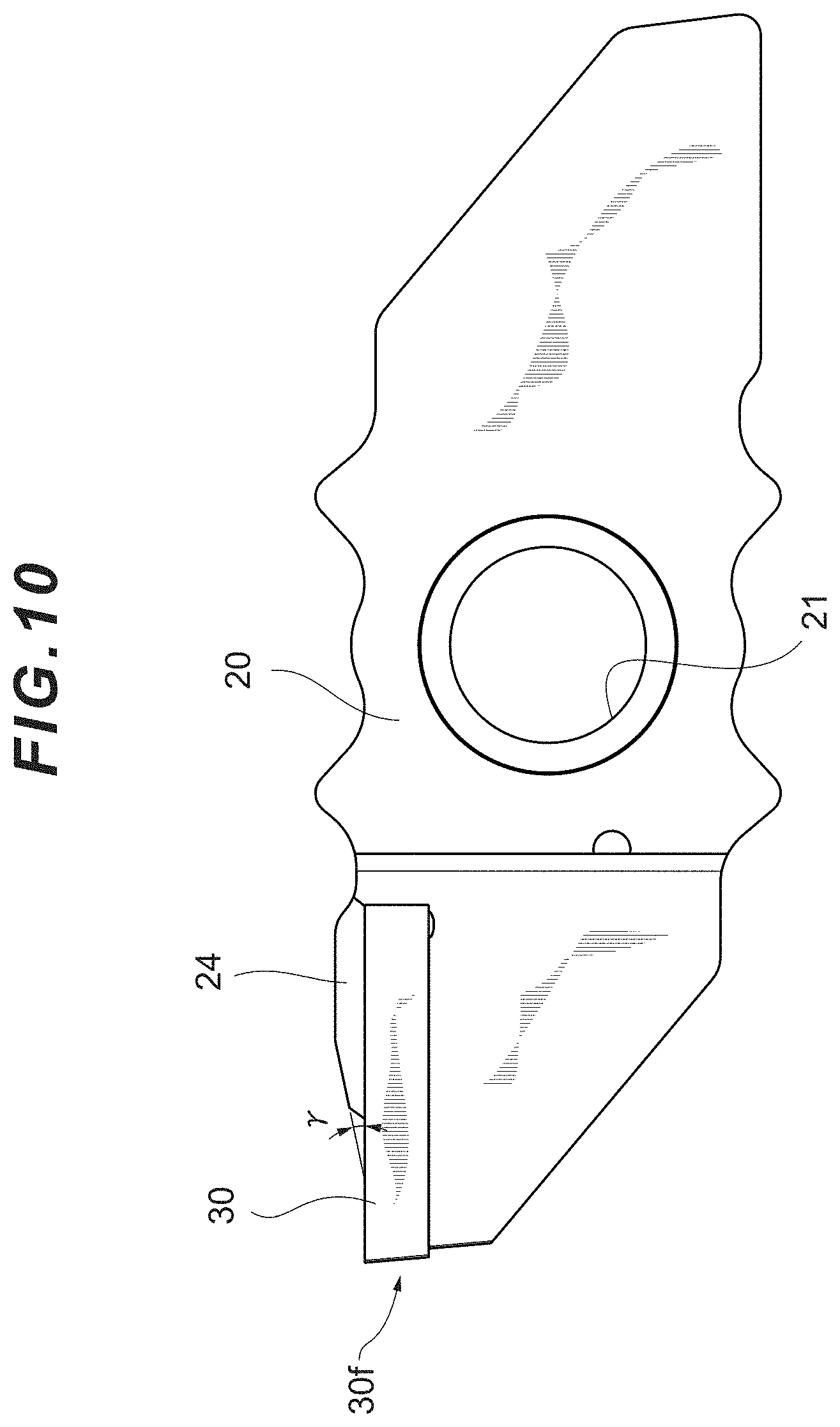 Patent US11772166 Figure 10 – Cutting insert