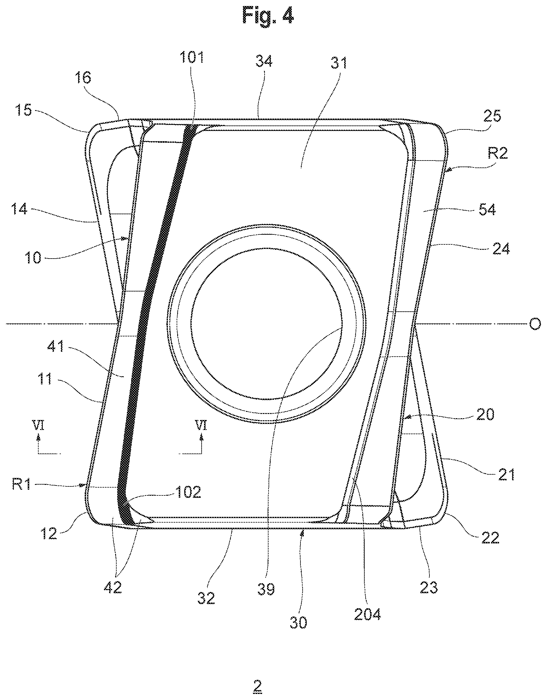 Patent US11772167 Figure 4 – Cutting insert