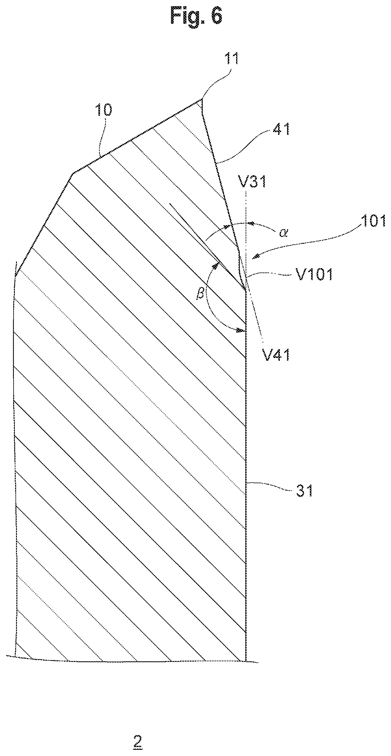 Patent US11772167 Figure 6 – Cutting insert