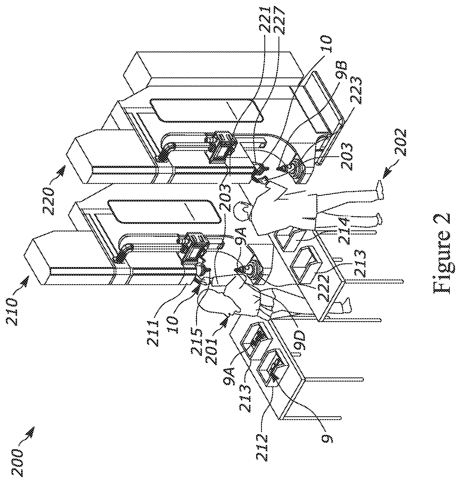 Patent US11772170 Figure 2 – Handle apparatus for an industrial machine tool
