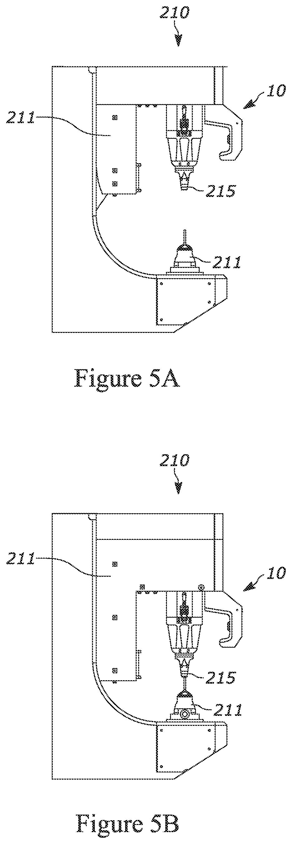 Patent US11772170 Figure 5 – Handle apparatus for an industrial machine tool