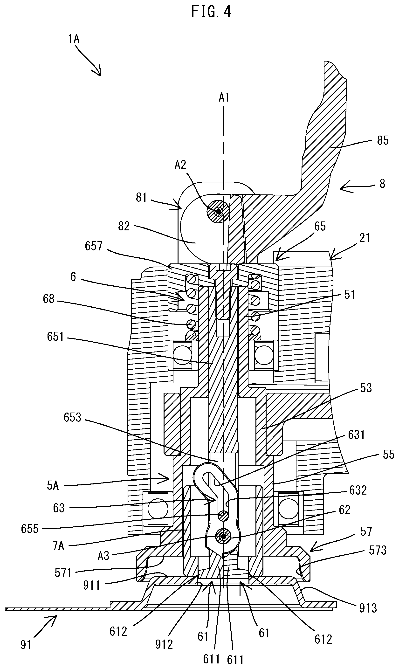 Patent US11772171 Figure 4 – Power tool