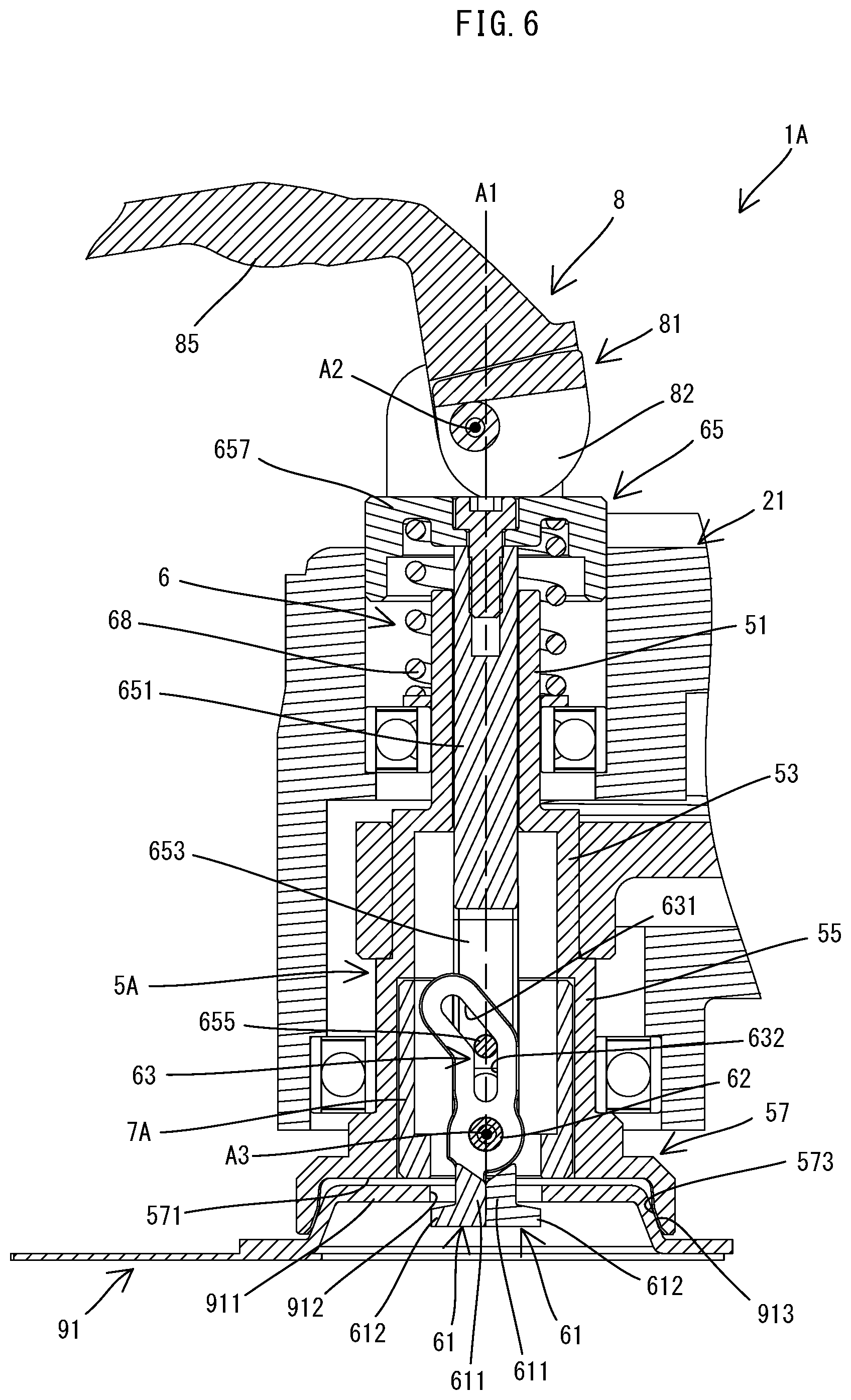 Patent US11772171 Figure 6 – Power tool