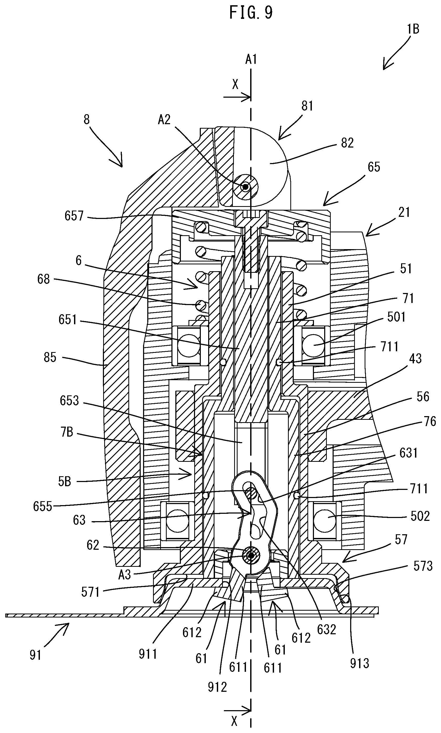 Patent US11772171 Figure 9 – Power tool