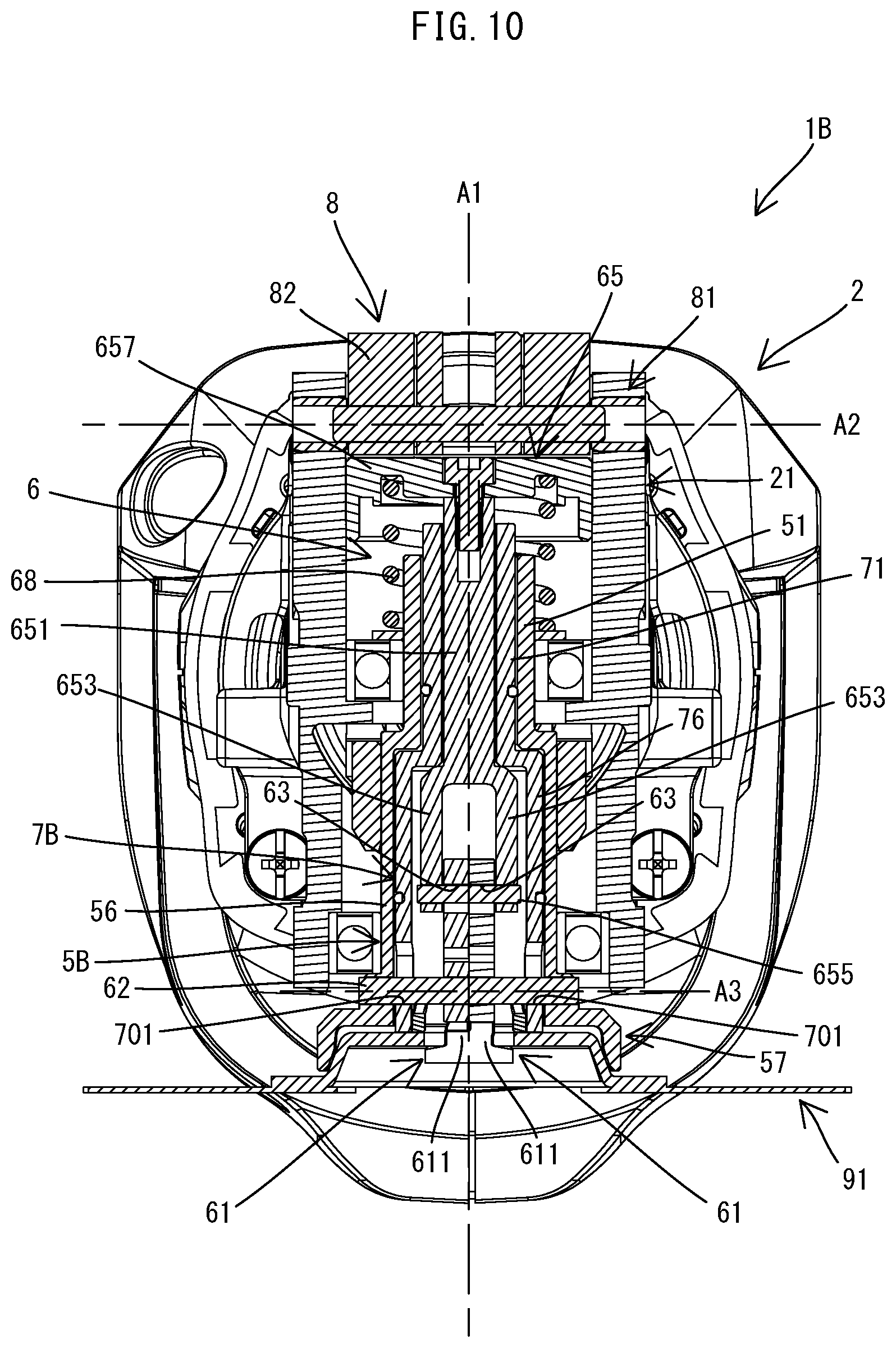 Patent US11772171 Figure 10 – Power tool