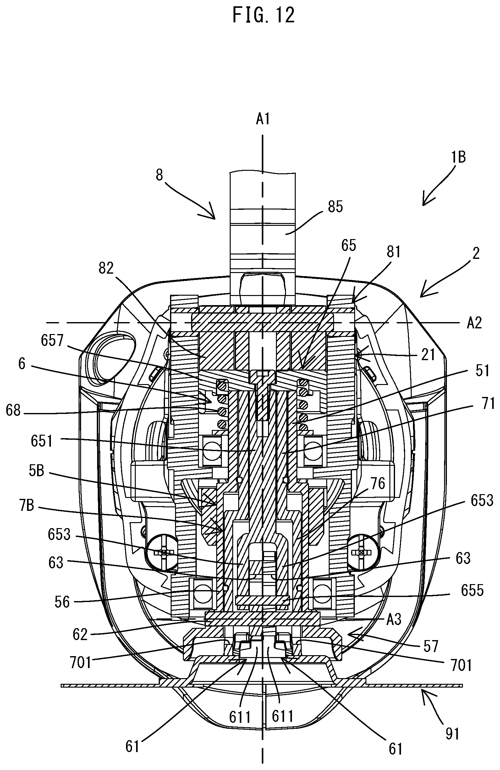 Patent US11772171 Figure 12 – Power tool