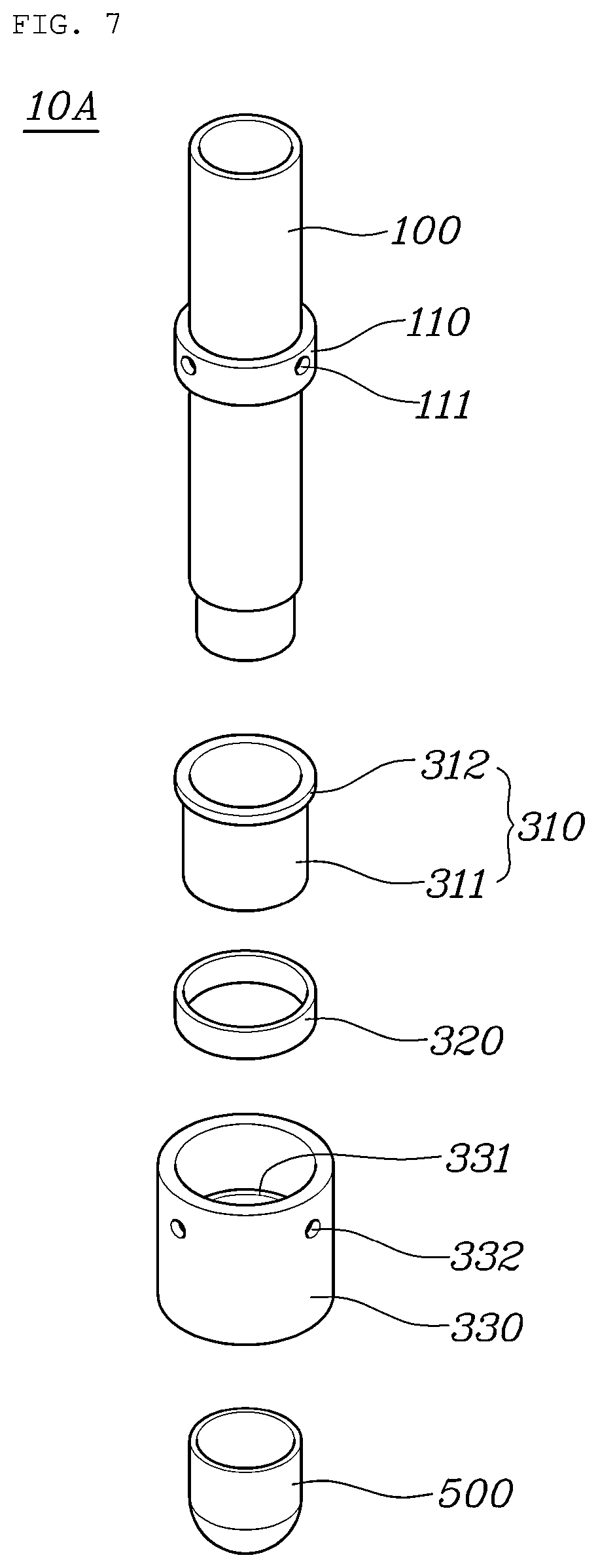 Patent US11772185 Figure 8 – Electrode for resistance spot welding and device for resistance spot welding including the same