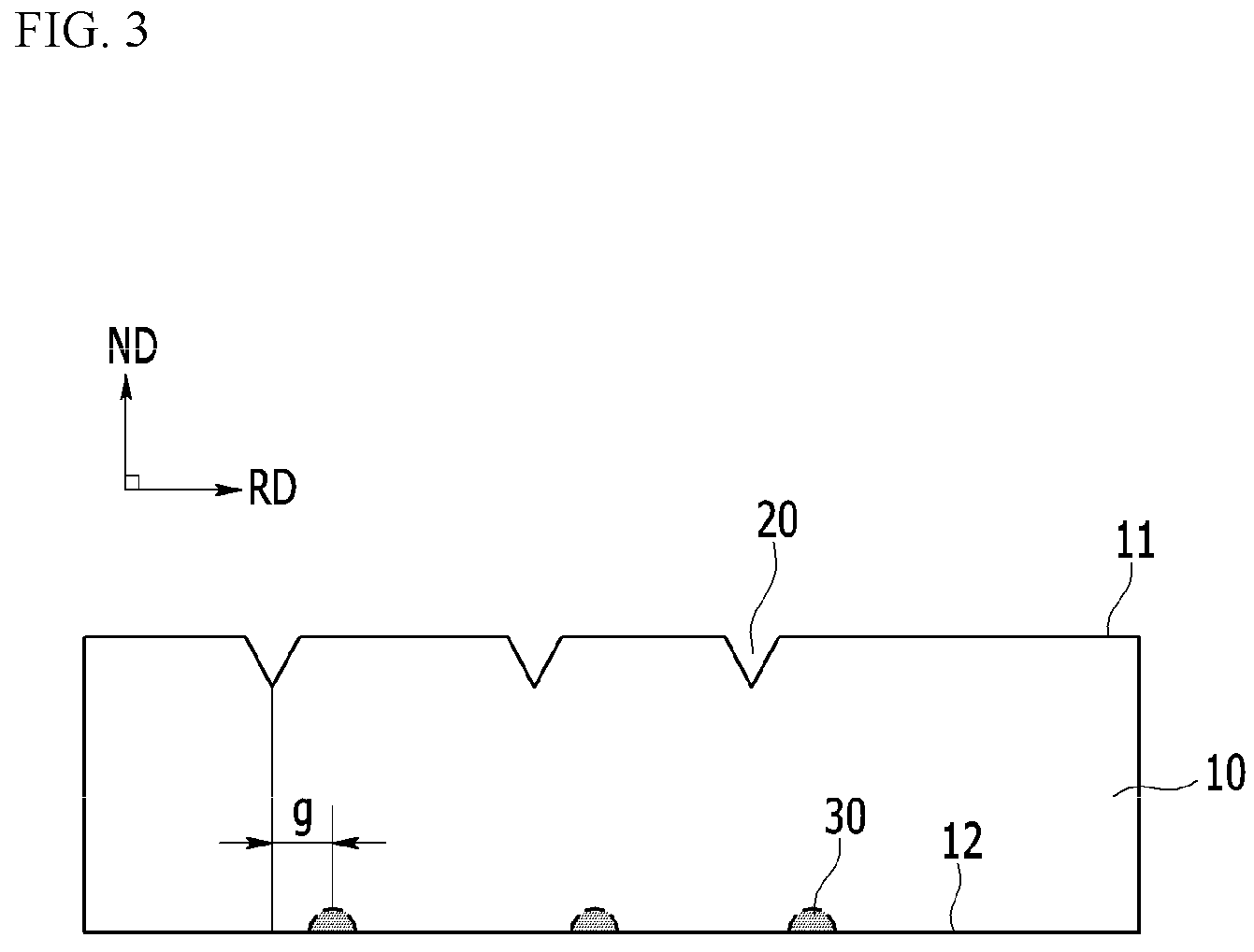 Patent US11772189 Figure 3 – Grain-oriented electrical steel sheet and magnetic domain refining method therefor