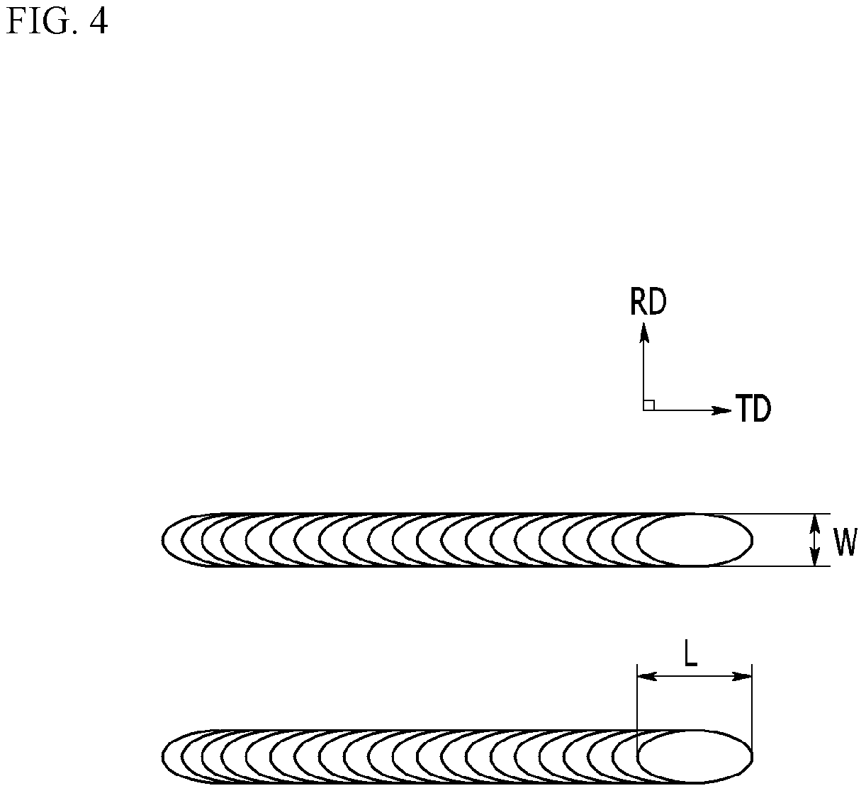 Patent US11772189 Figure 4 – Grain-oriented electrical steel sheet and magnetic domain refining method therefor