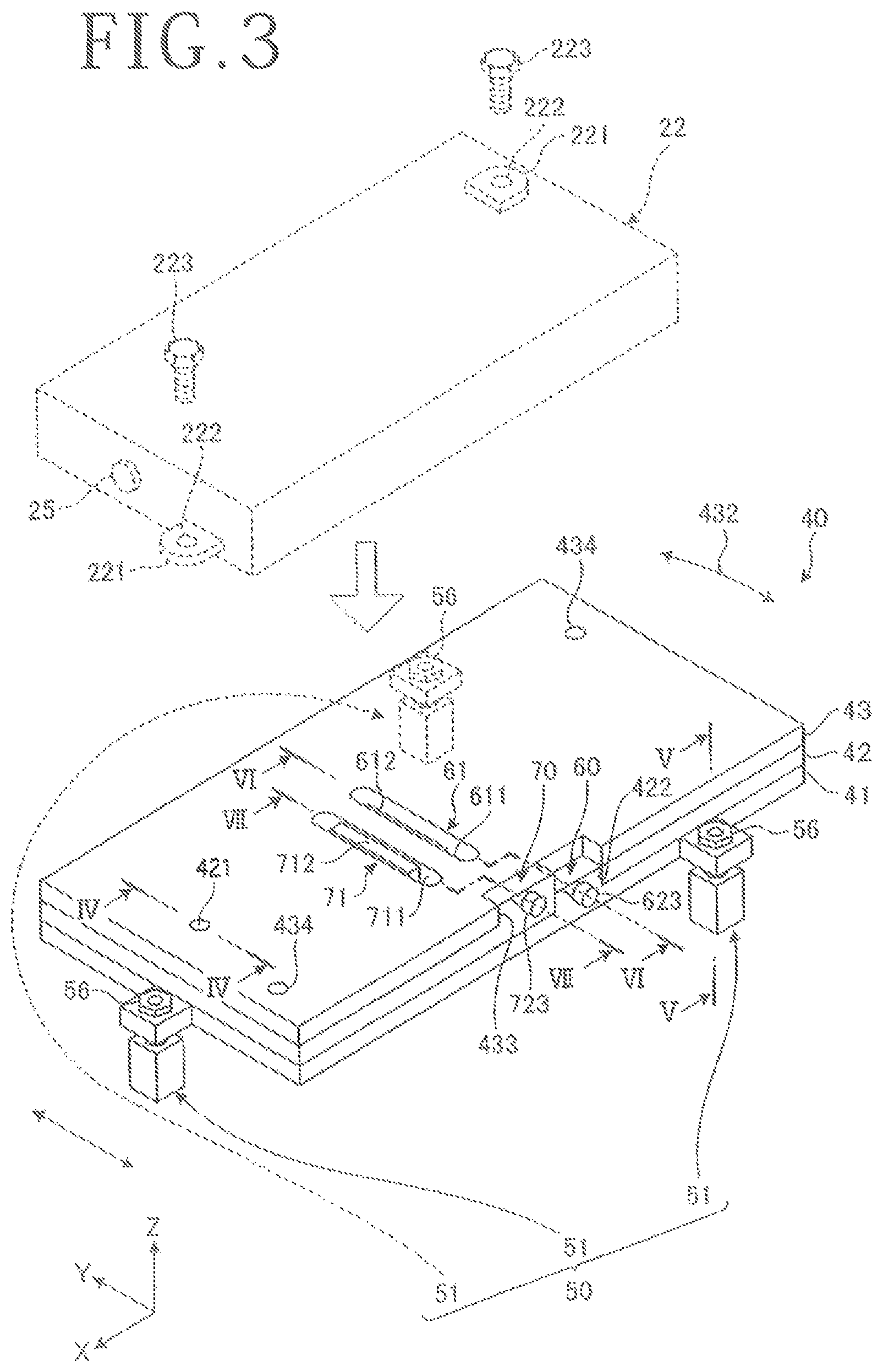 Patent US11772190 Figure 3 – Laser oscillator support table and adjustment method of laser oscillator support table