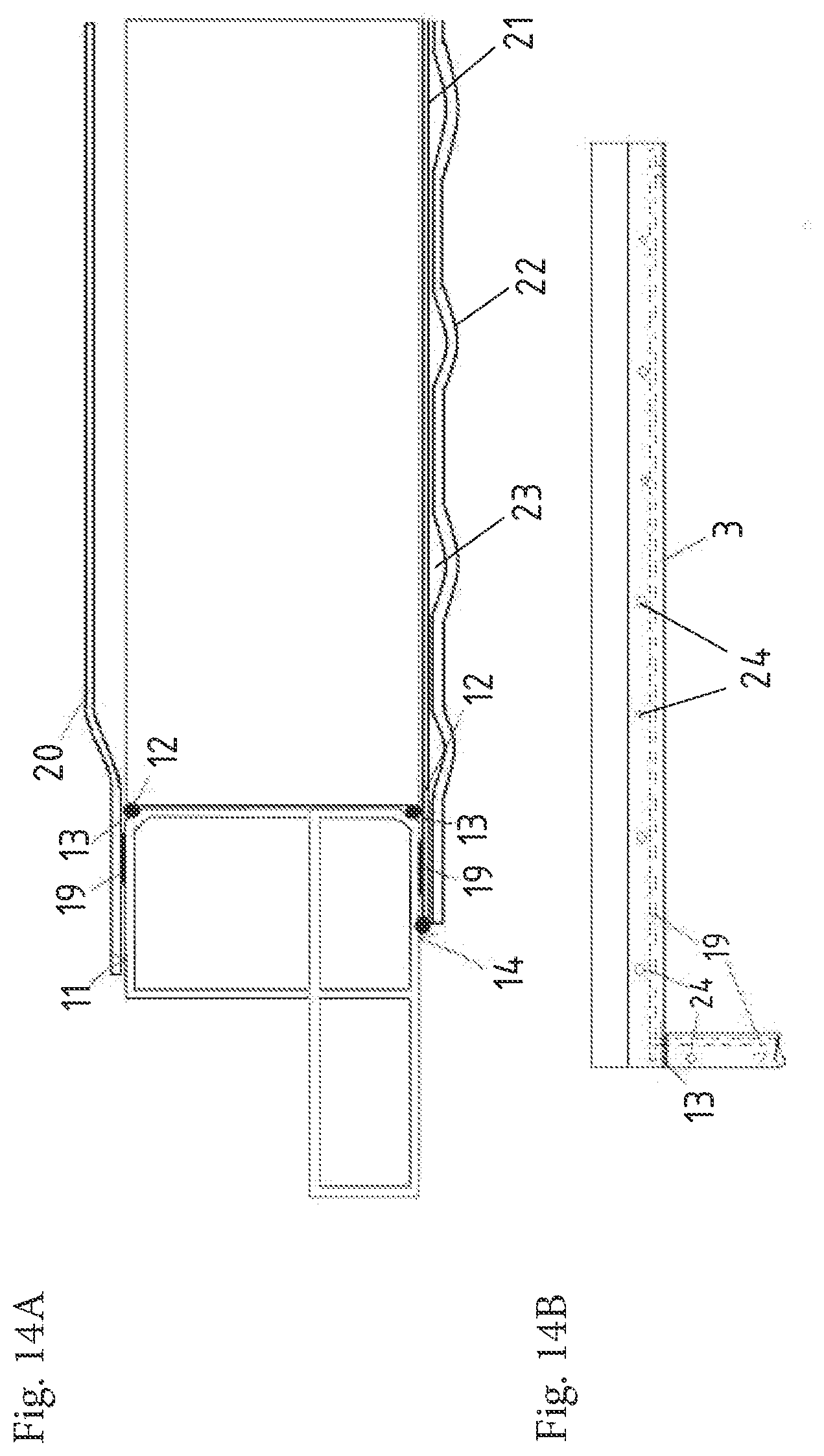 Patent US11772192 Figure 9 – Battery carrier composed of lightweight metal profiles with calibrated ends, and method for the production thereof