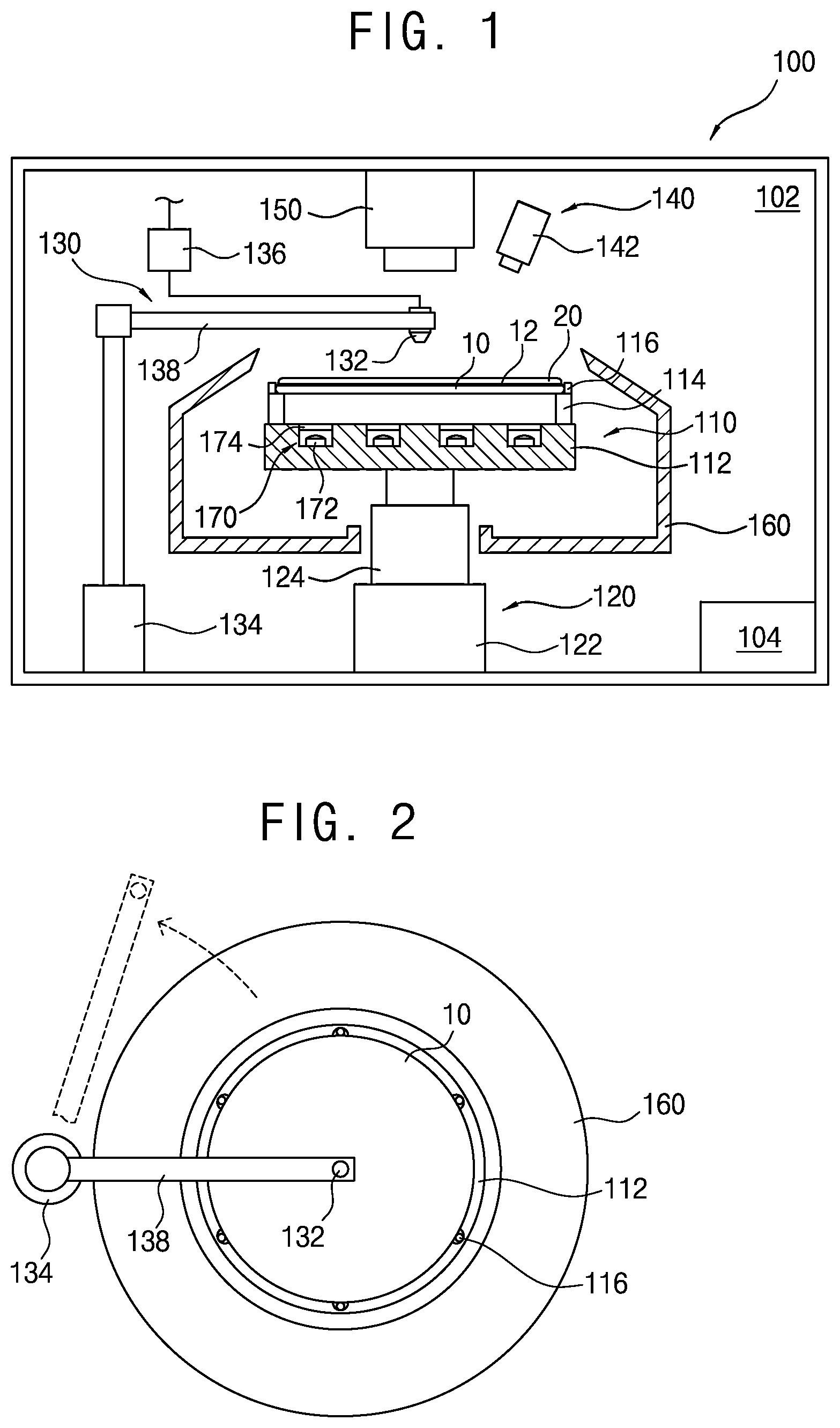 Patent US11772198 Figure 1 – Apparatus including laser heating for etching thin layer