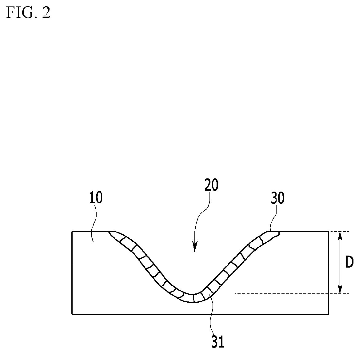 Patent US11772199 Figure 2 – Grain-oriented electrical steel sheet and magnetic domain refinement method therefor