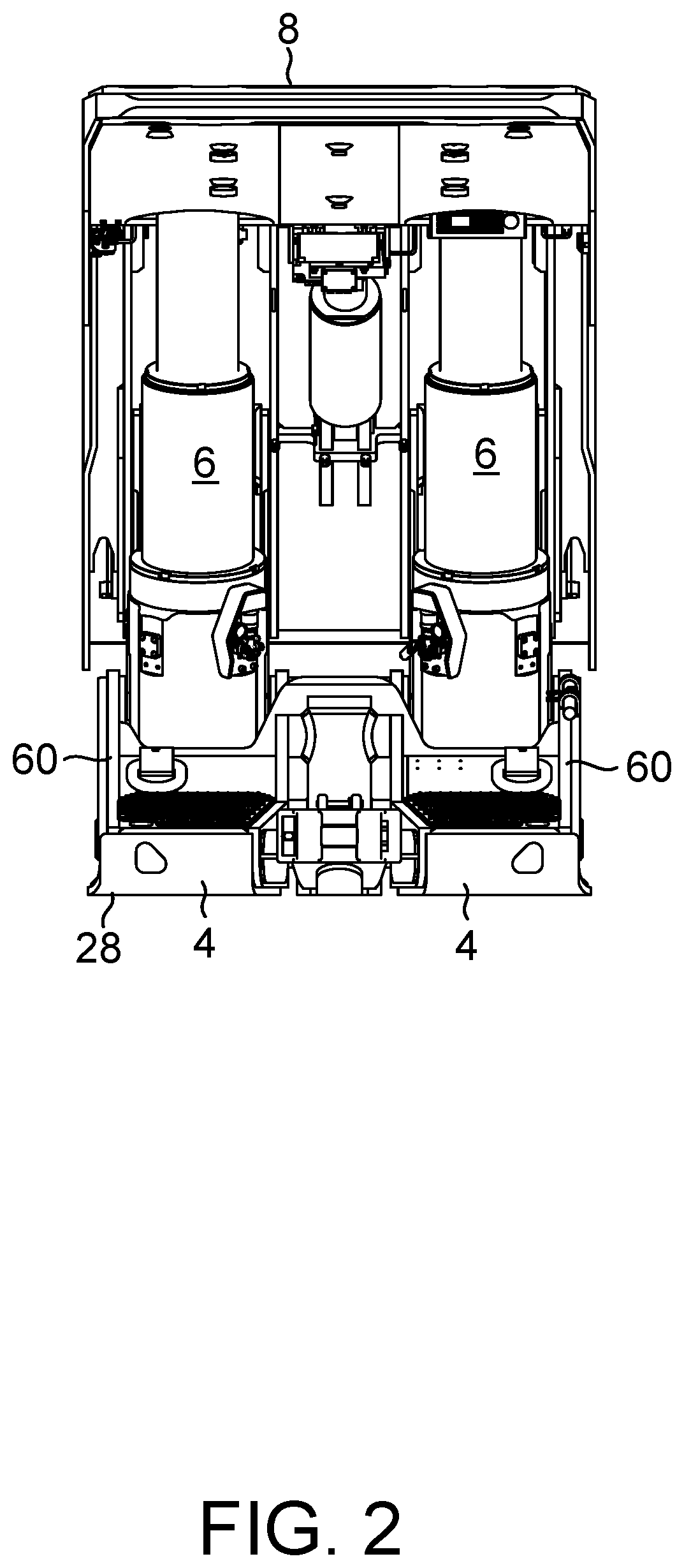 Patent US11772209 Figure 2 – Mining shield base lift apparatuses and methods