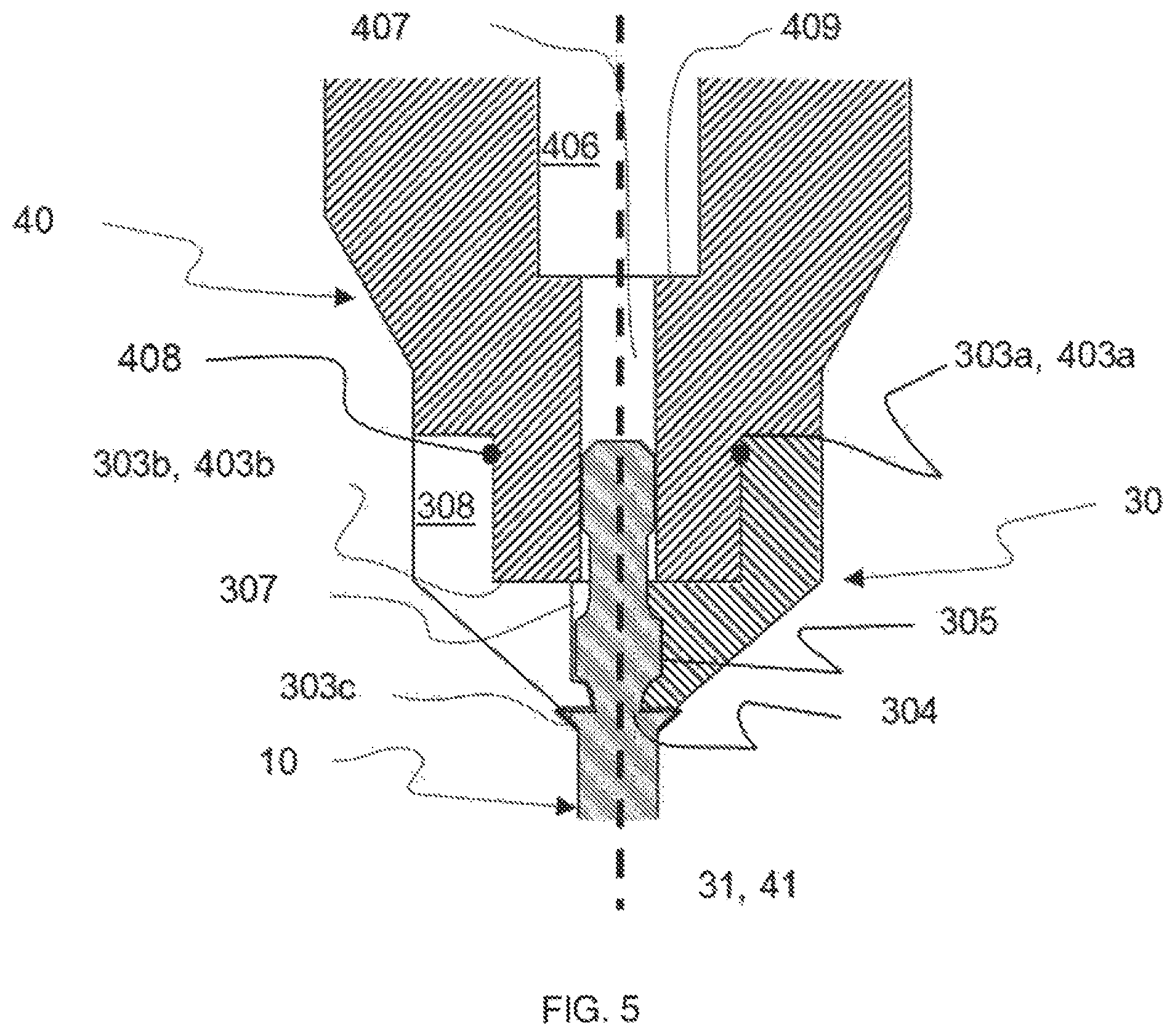 Patent US11772210 Figure 3 – Tool for inserting a fastener into a structure by interference and installation method for installing a fastener in a structure by interference using such a tool