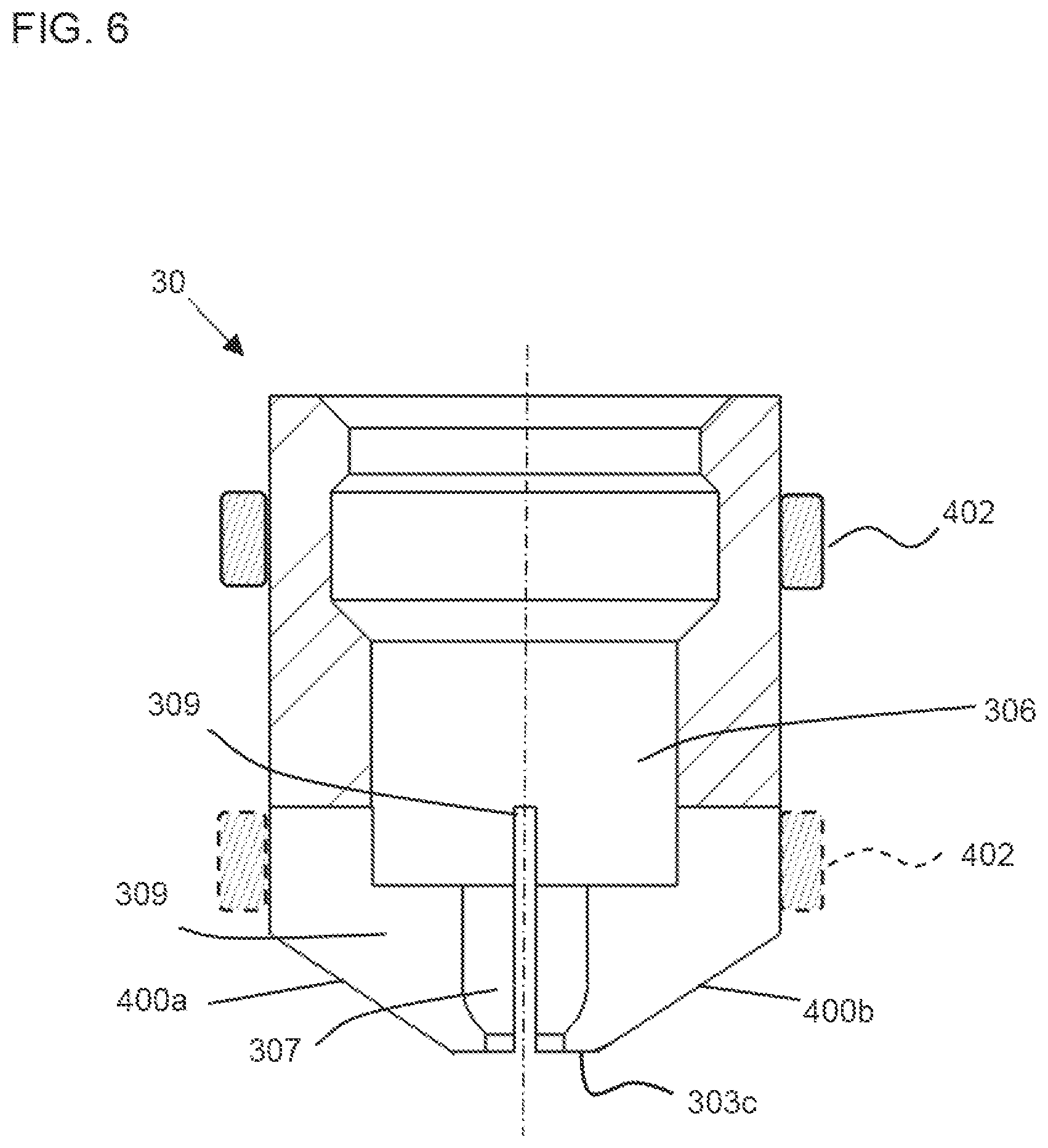 Patent US11772210 Figure 4 – Tool for inserting a fastener into a structure by interference and installation method for installing a fastener in a structure by interference using such a tool