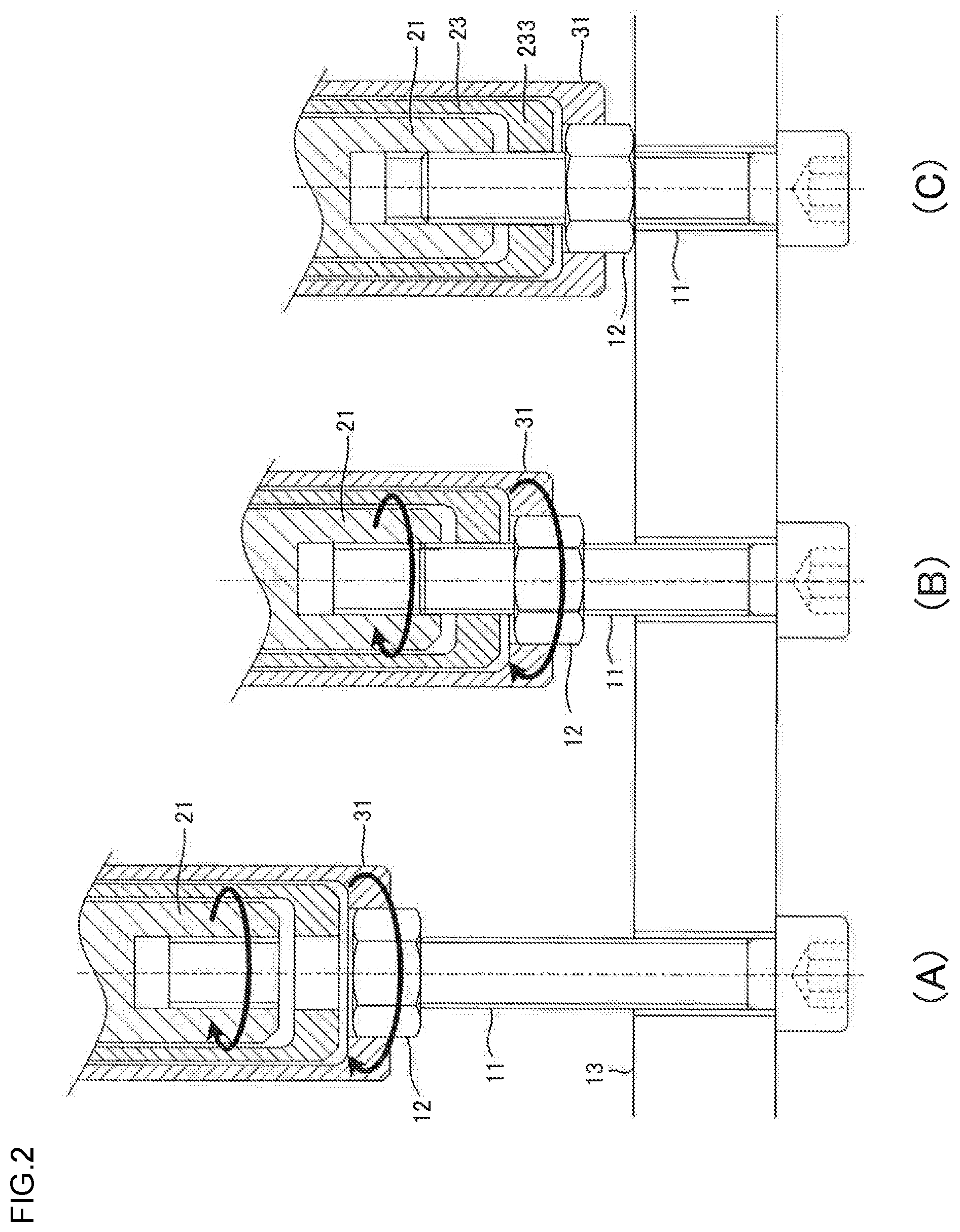 Patent US11772213 Figure 2 – Tightening device