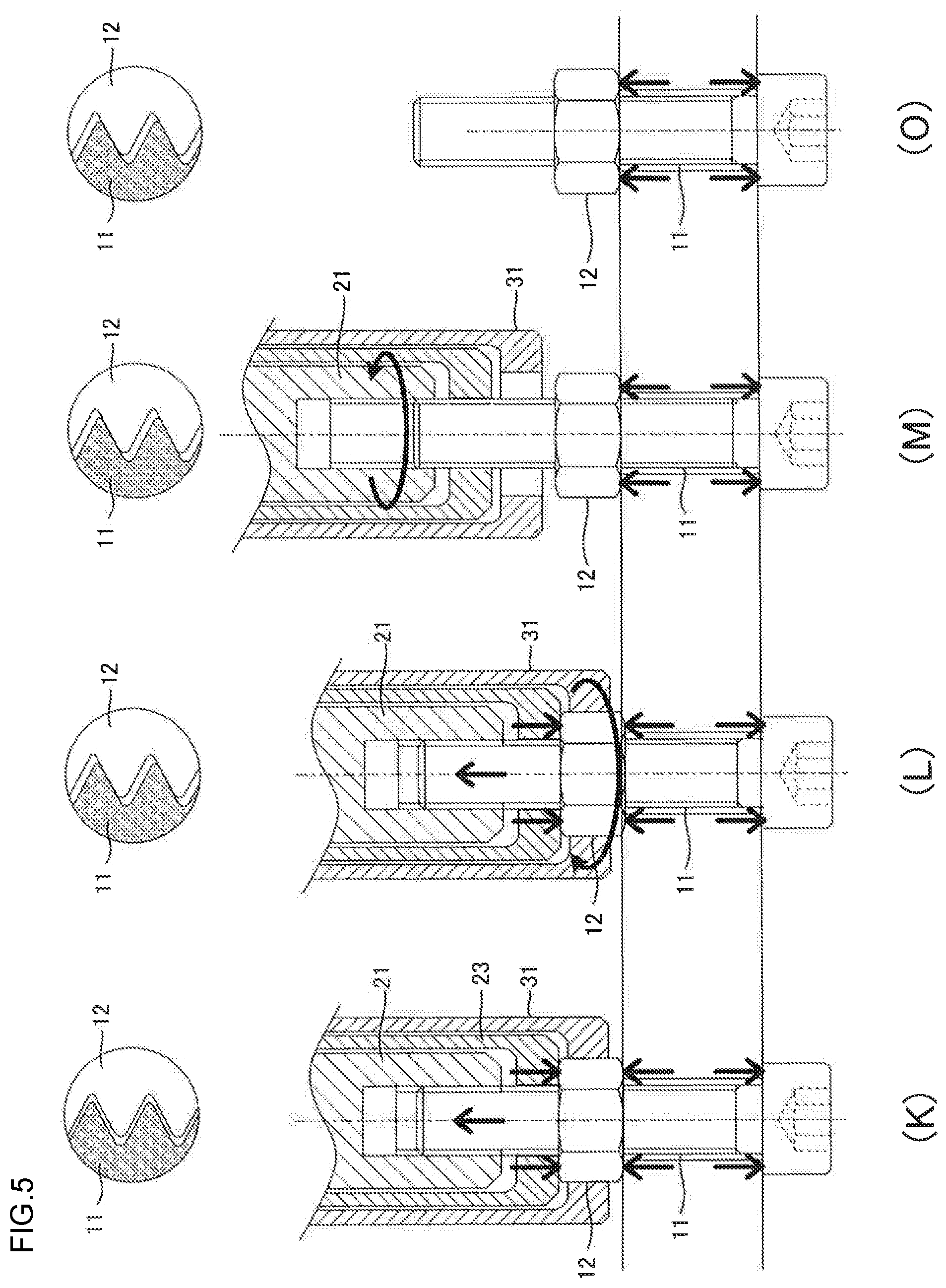 Patent US11772213 Figure 5 – Tightening device
