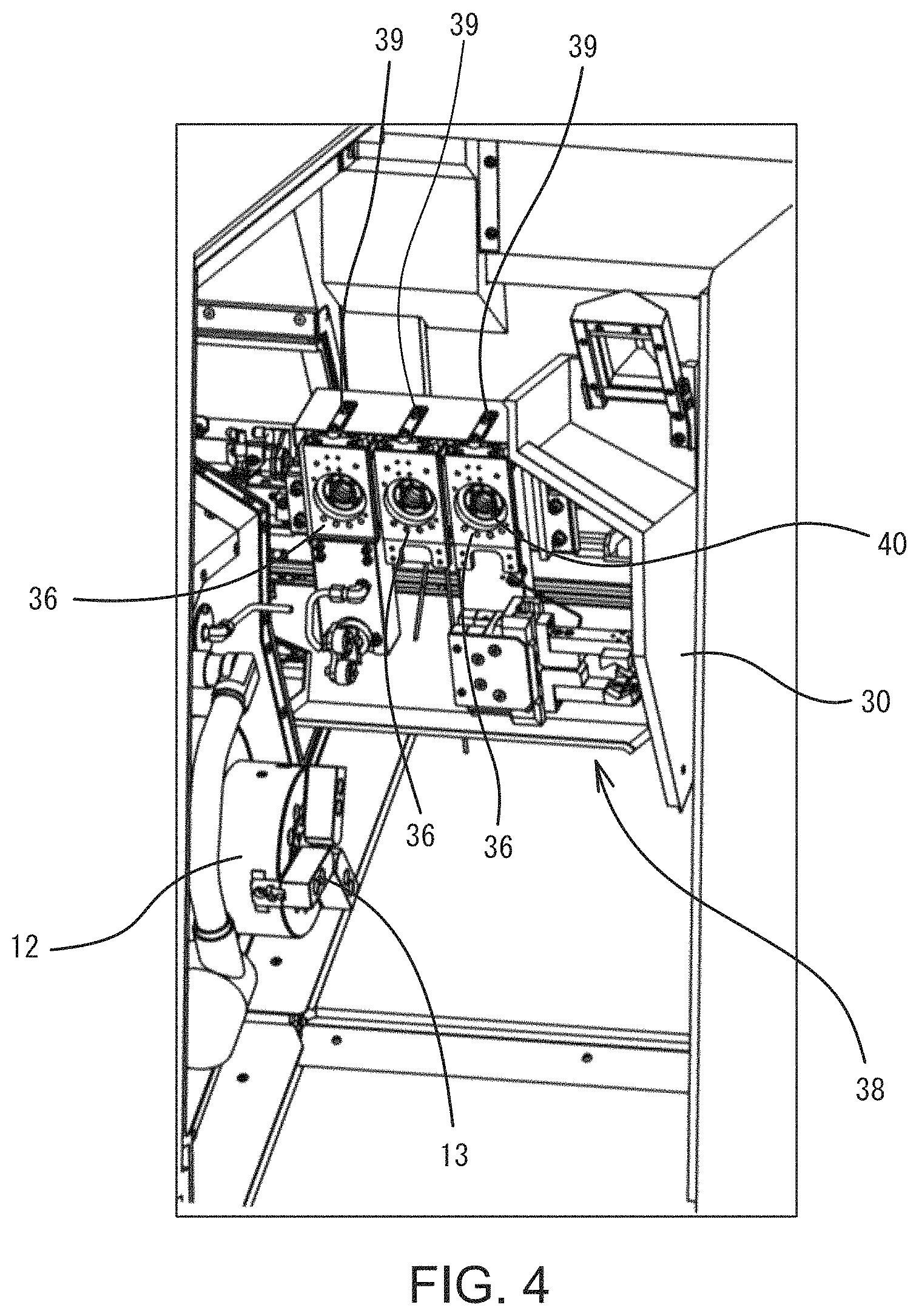 Patent US11772216 Figure 4 – Machine tool