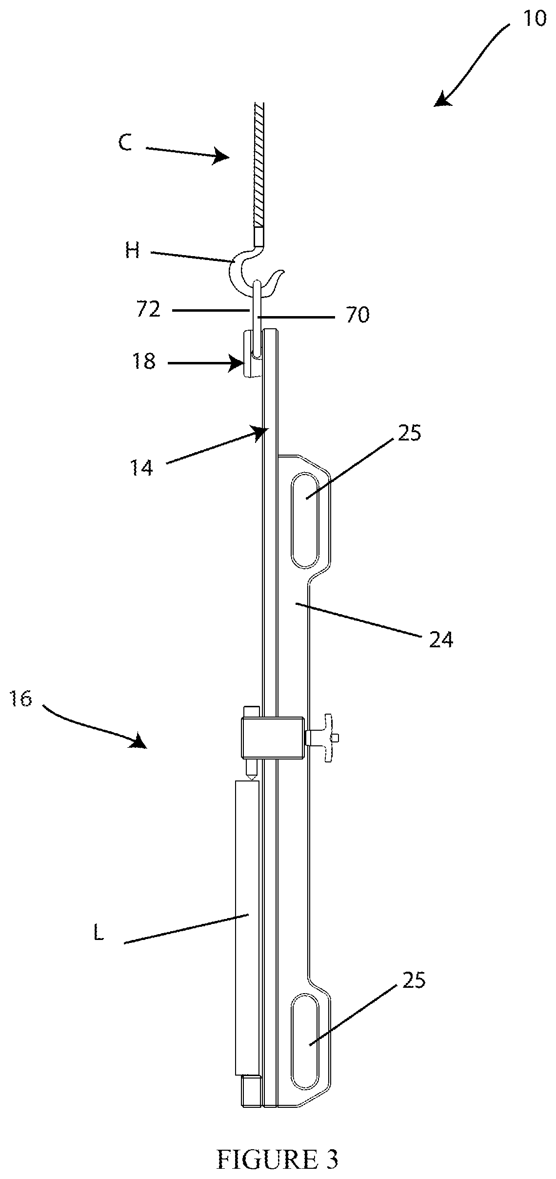 Patent US11772219 Figure 3 – Load lifting device and method of lifting load