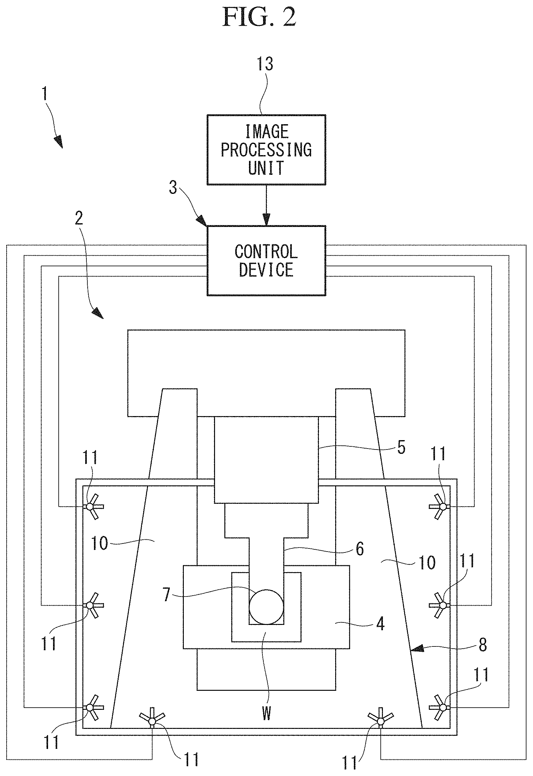 Patent US11772220 Figure 2 – Machine tool system
