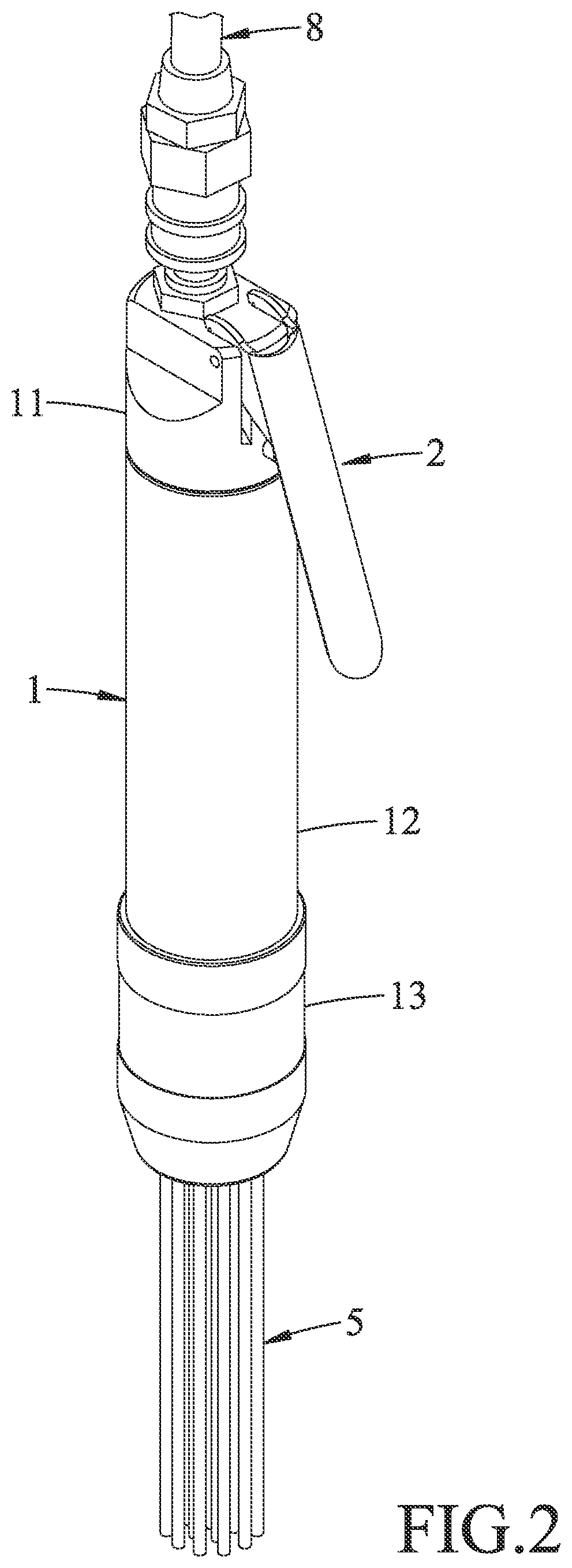 Patent US11772225 Figure 2 – Pneumatic device