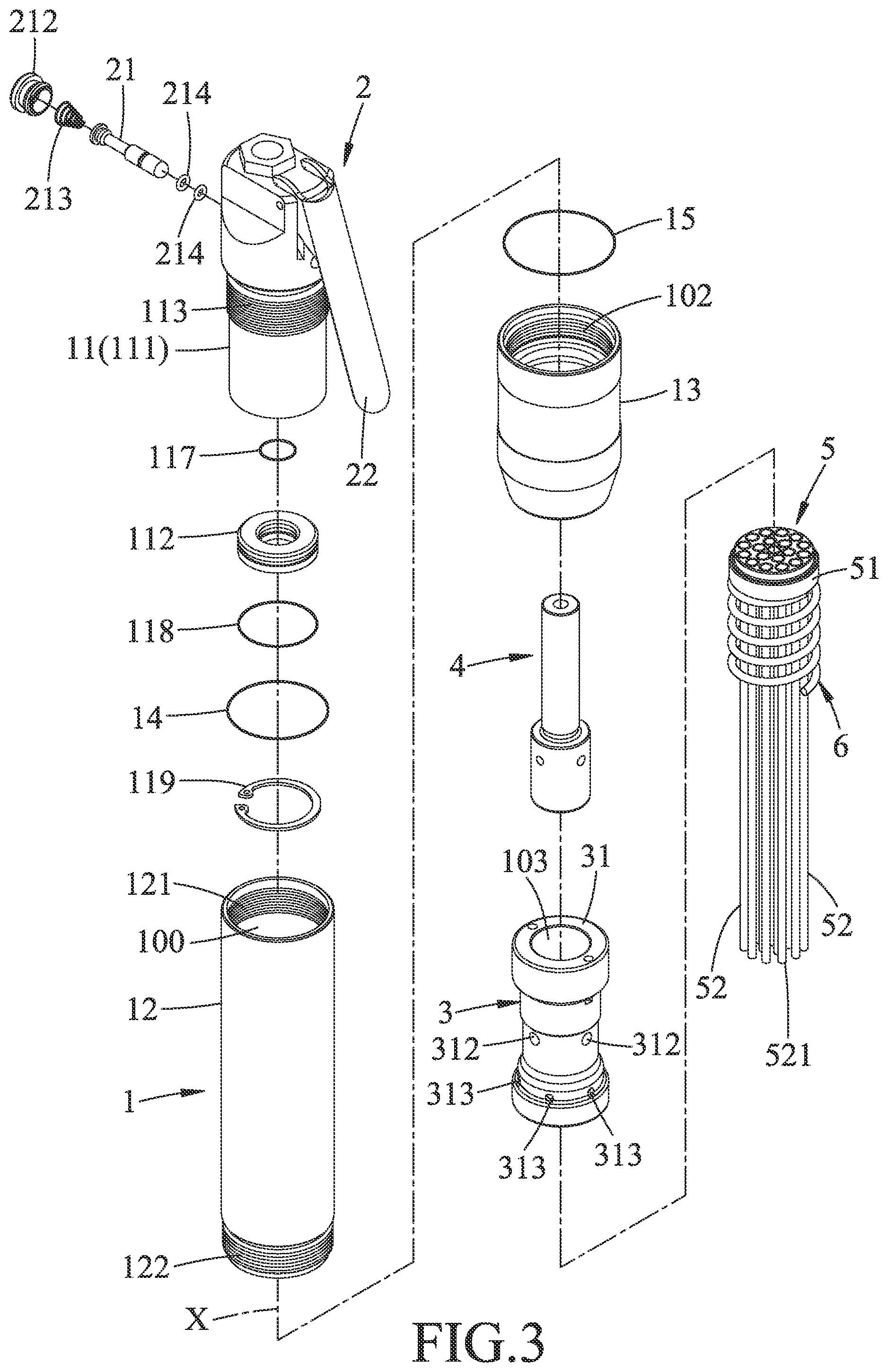 Patent US11772225 Figure 3 – Pneumatic device