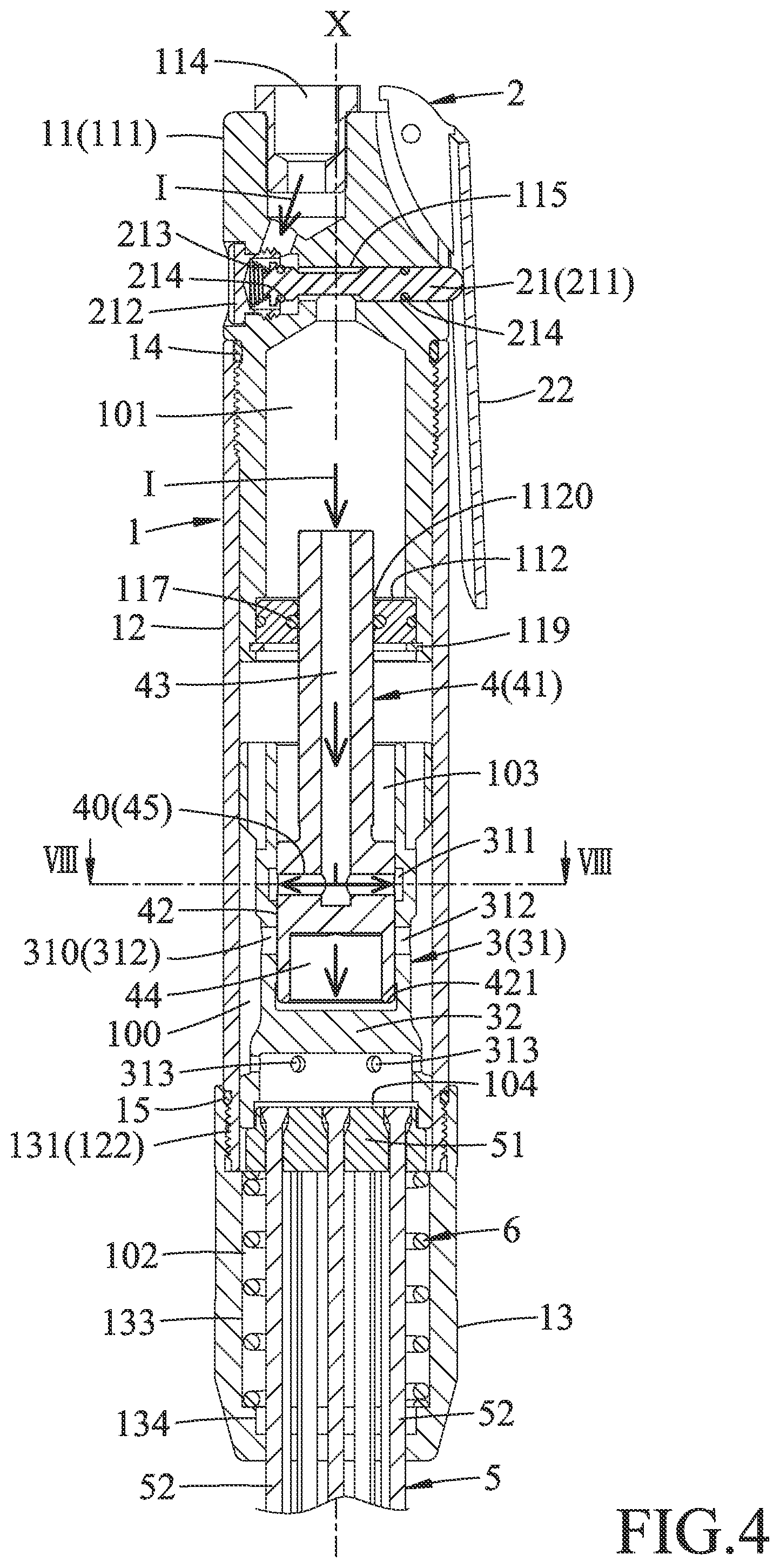 Patent US11772225 Figure 4 – Pneumatic device