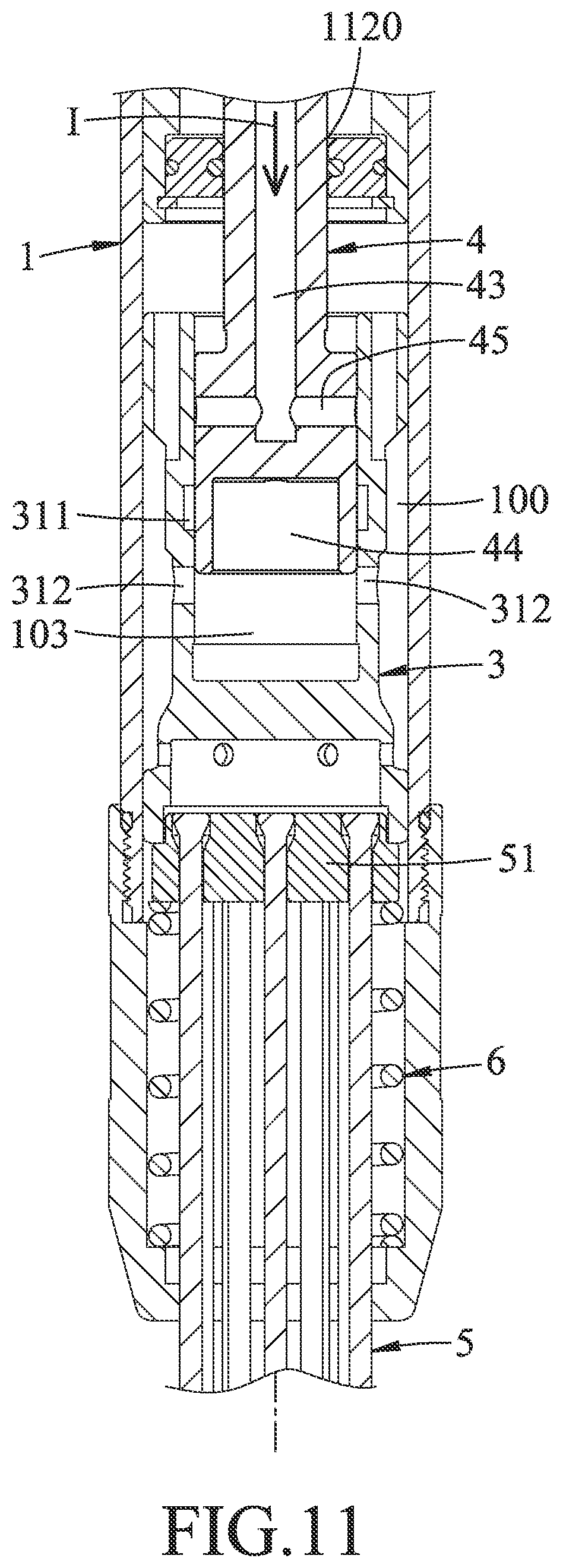 Patent US11772225 Figure 11 – Pneumatic device