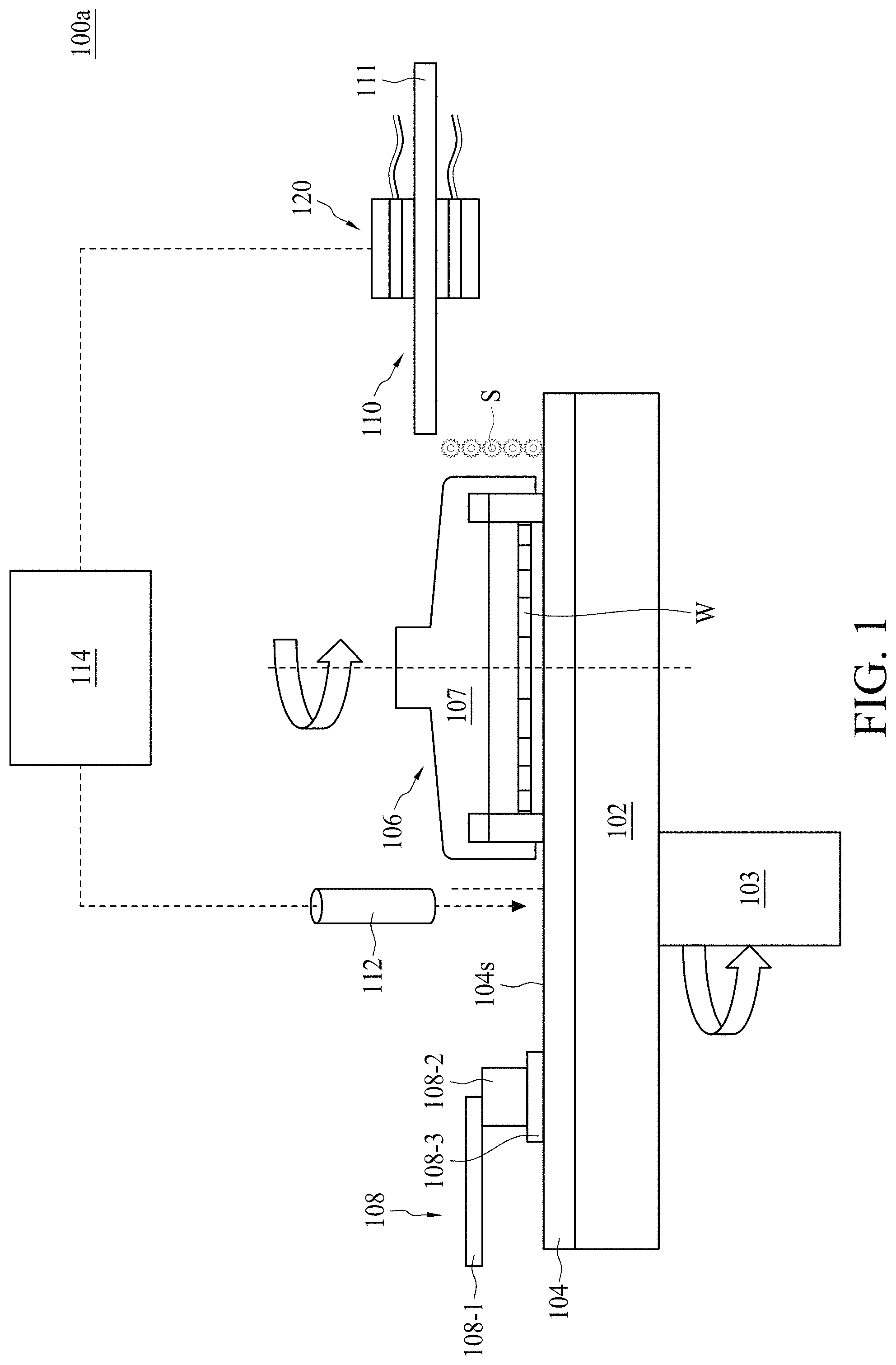 Patent US11772227 Figure 1 – Device and methods for chemical mechanical polishing