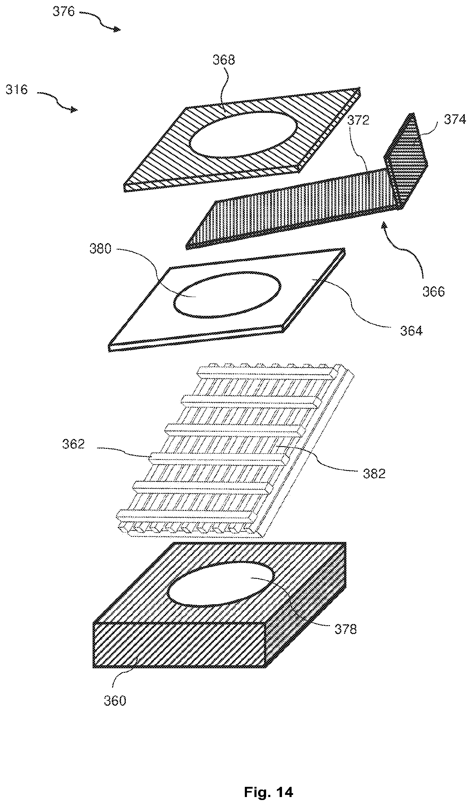Patent US11772235 Figure 10 – Media dosage unit for shot peening, method of using the unit for shot peening and method of making the unit