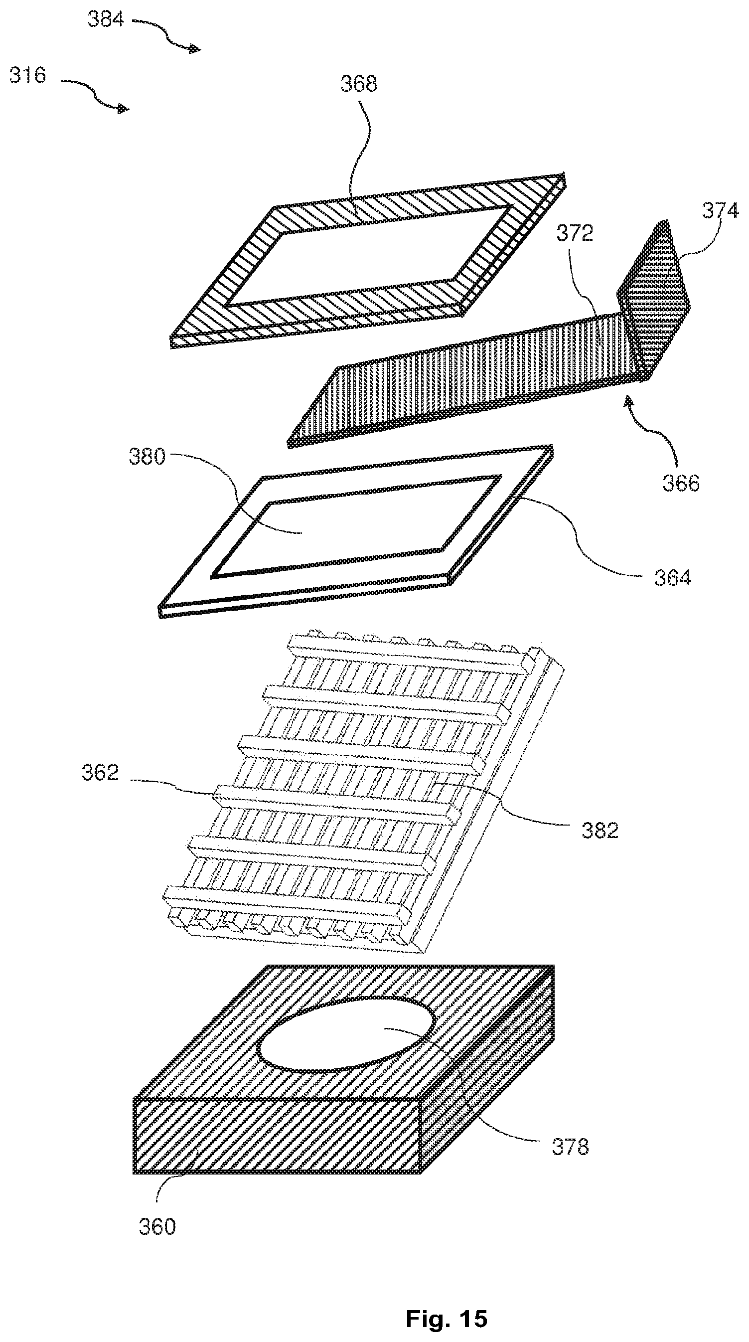 Patent US11772235 Figure 11 – Media dosage unit for shot peening, method of using the unit for shot peening and method of making the unit