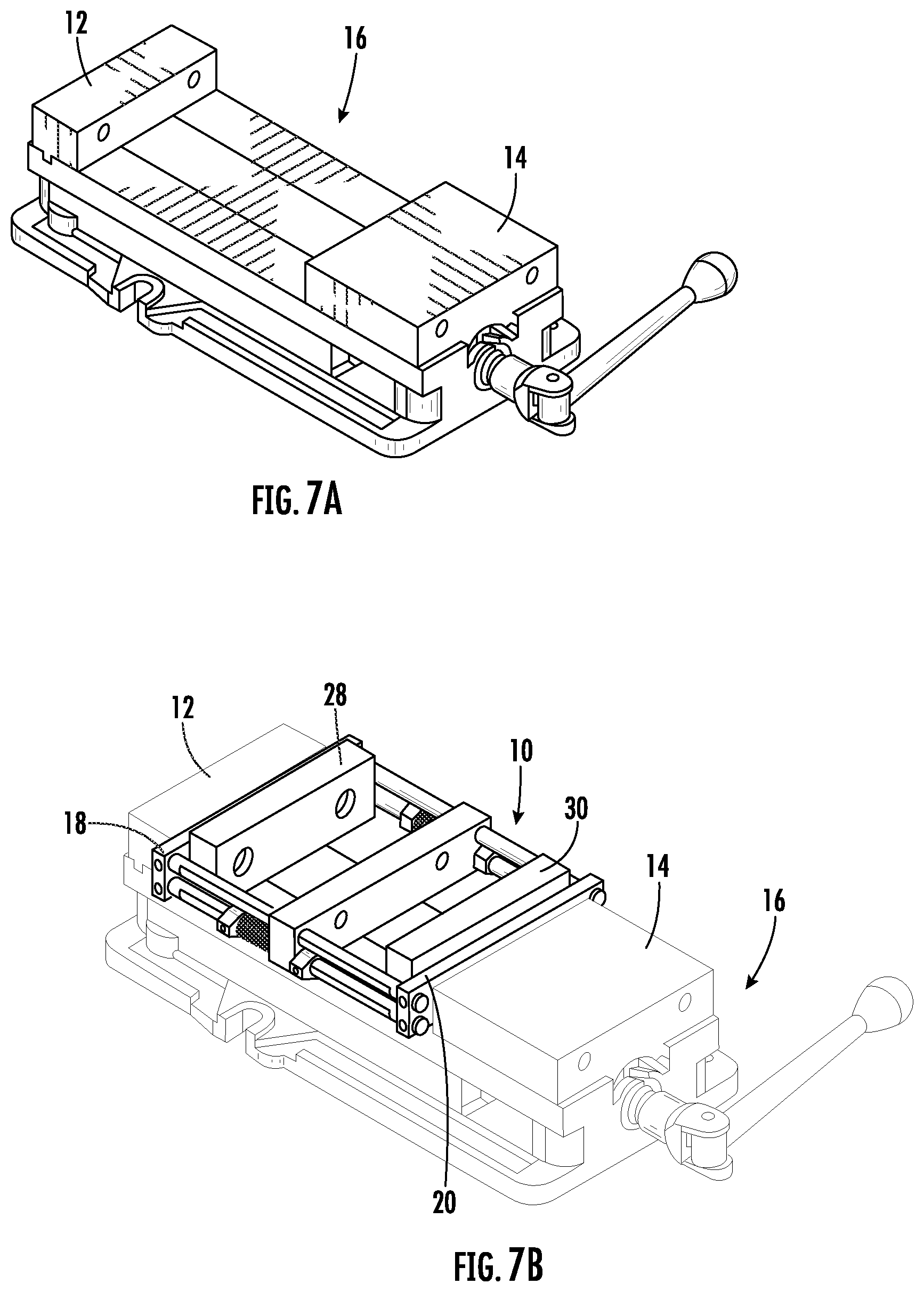 Patent US11772238 Figure 4 – Apparatus and method for converting a single-station vise to a double-station vise
