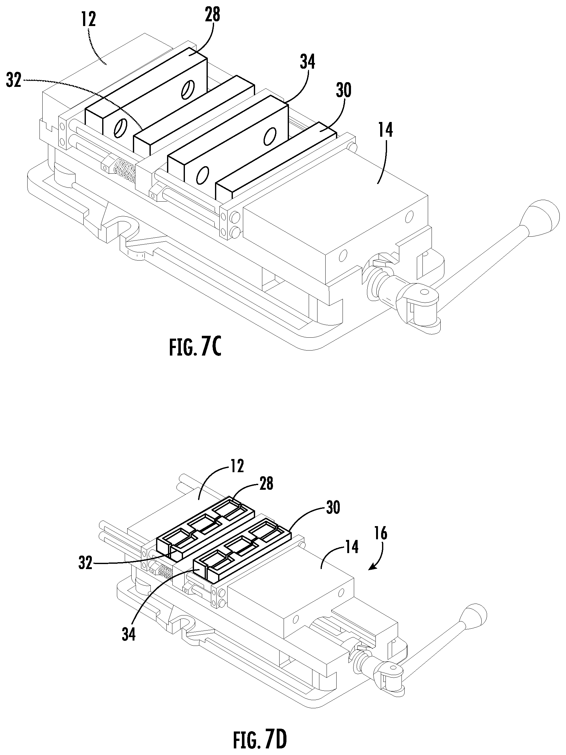 Patent US11772238 Figure 5 – Apparatus and method for converting a single-station vise to a double-station vise