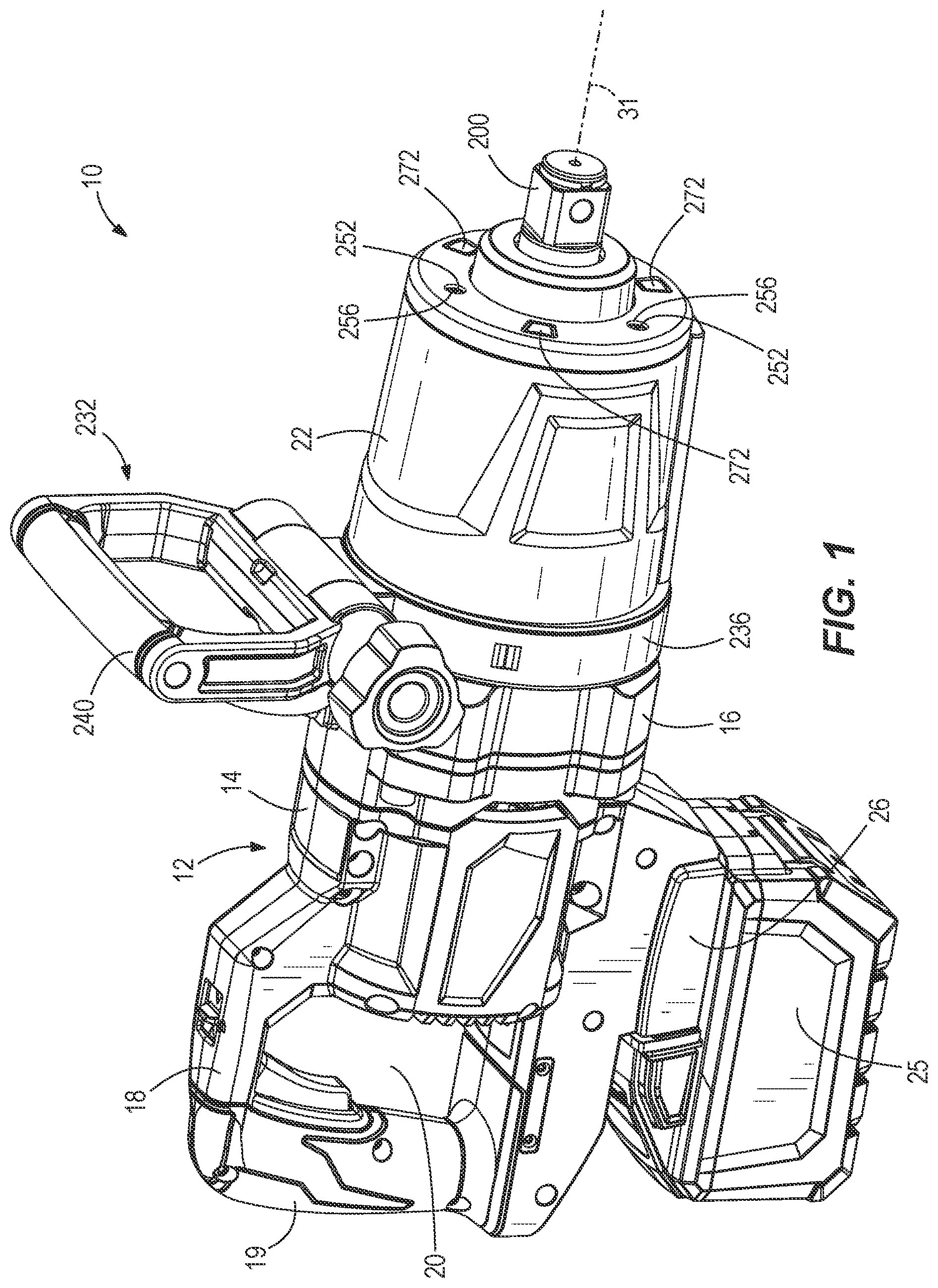 Patent US11772245 Figure 1 – Impact tool