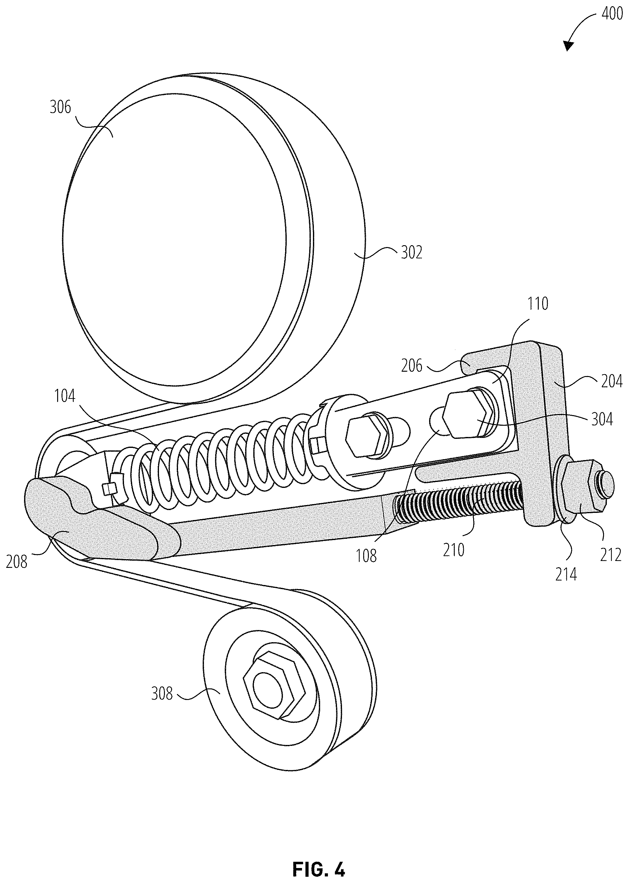 Patent US11772249 Figure 5 – Serpentine belt tensioner compressor tool
