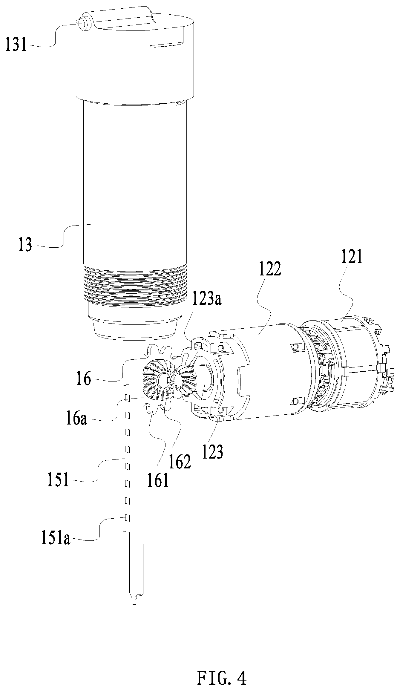 Patent US11772250 Figure 4 – Nail gun