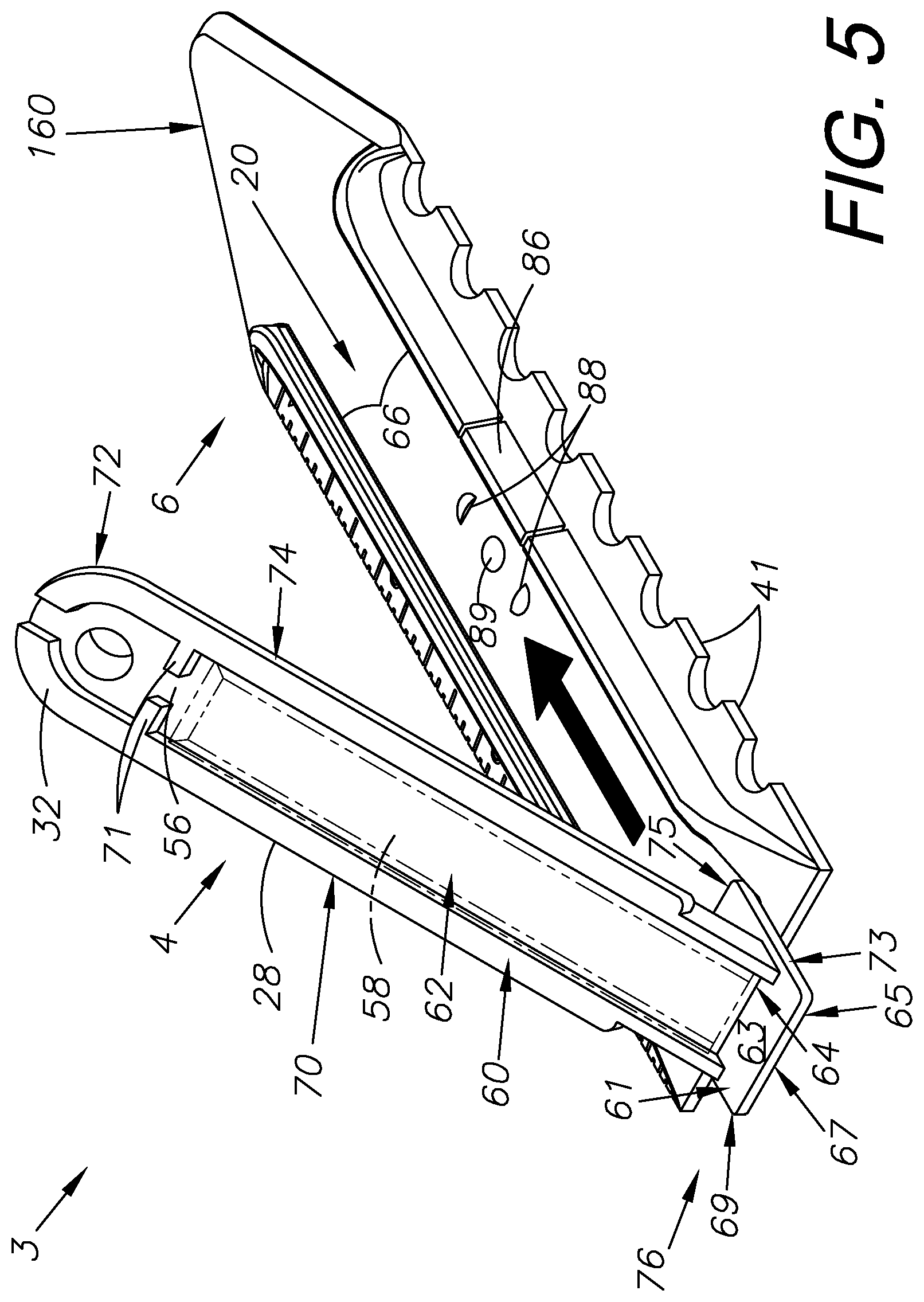 Patent US11772252 Figure 5 – Multi-purpose hand tool system, method of use, and method of manufacture