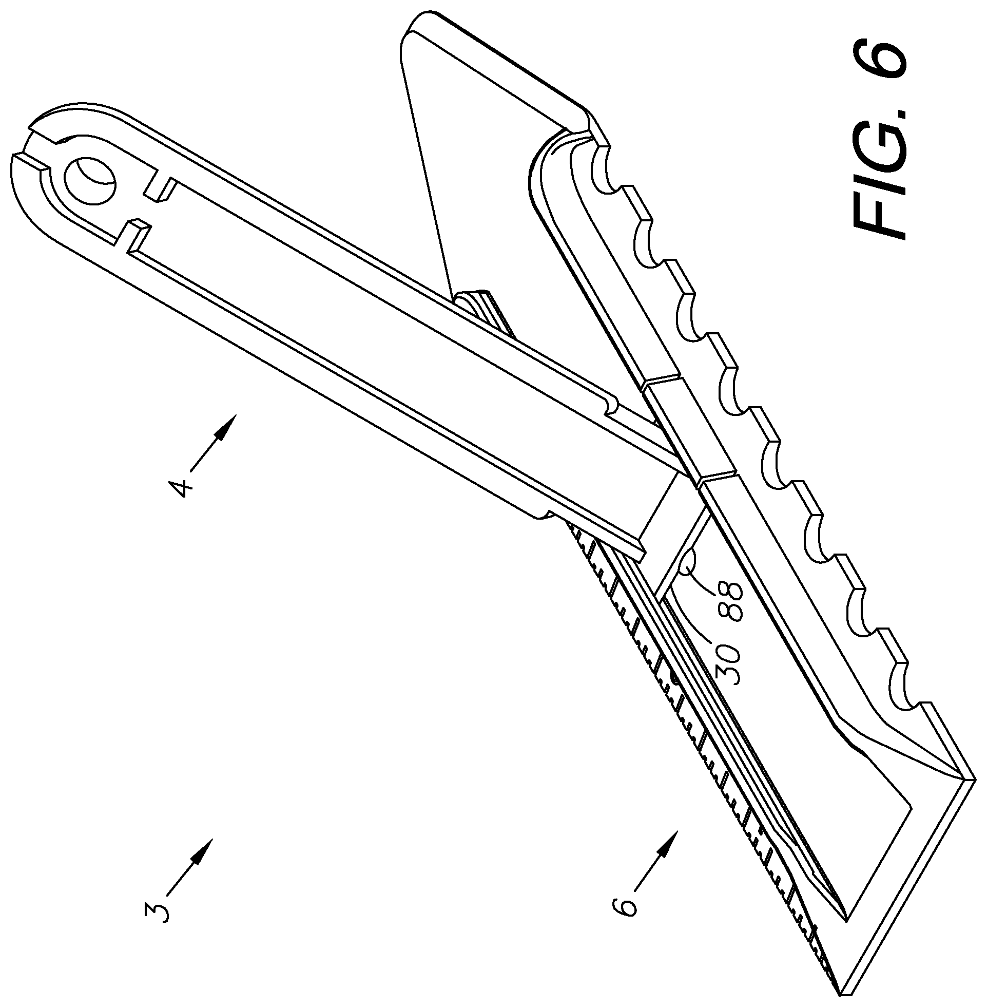 Patent US11772252 Figure 6 – Multi-purpose hand tool system, method of use, and method of manufacture