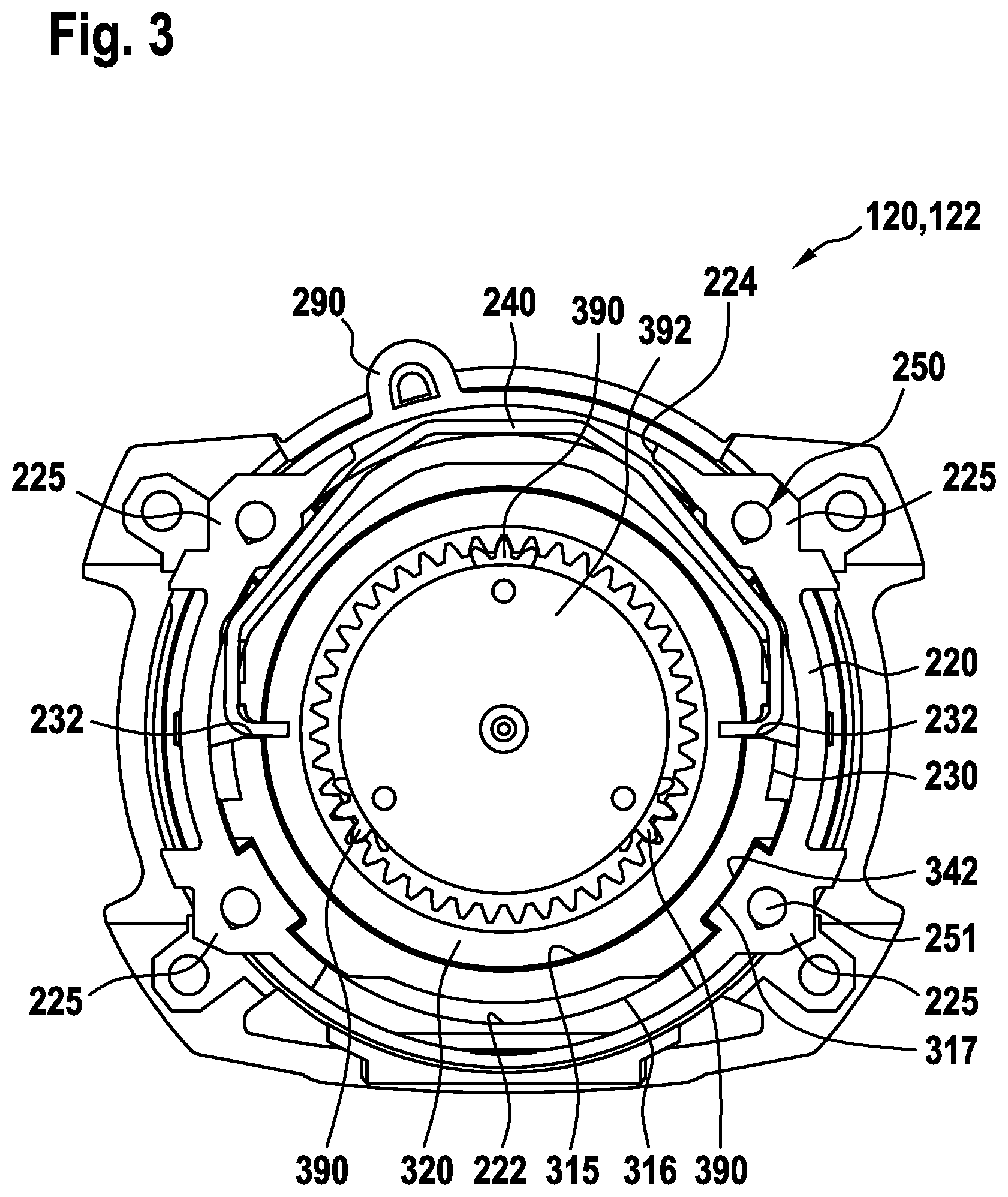 Patent US11772253 Figure 3 – Portable power tool having a shiftable transmission