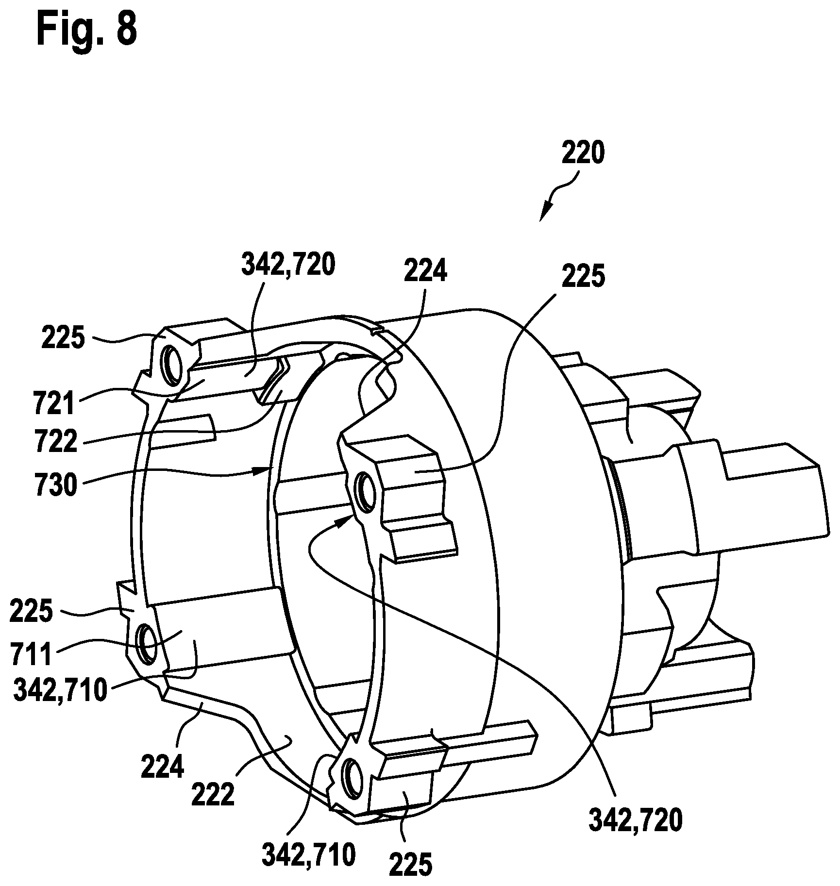 Patent US11772253 Figure 8 – Portable power tool having a shiftable transmission