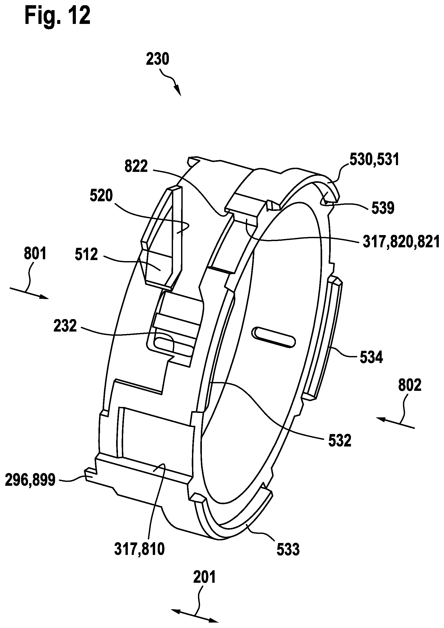 Patent US11772253 Figure 12 – Portable power tool having a shiftable transmission