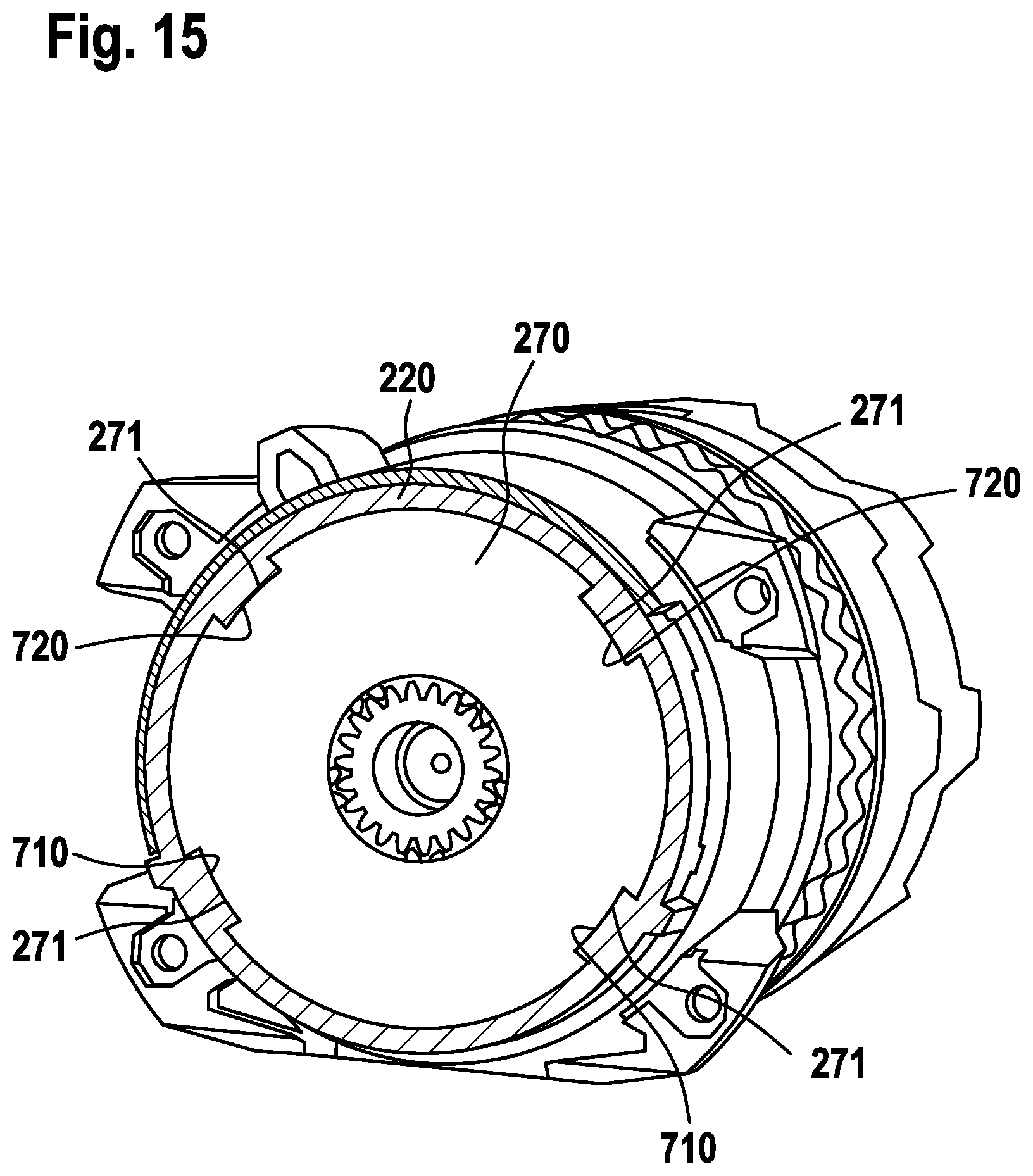 Patent US11772253 Figure 15 – Portable power tool having a shiftable transmission